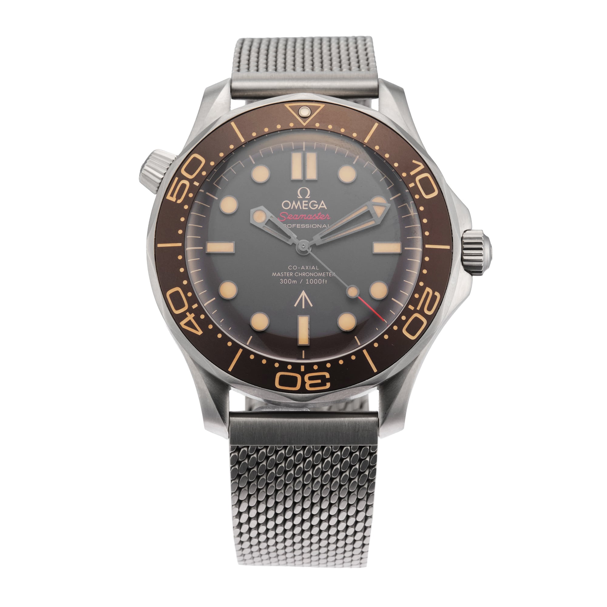 Pre-Owned Omega Seamaster Diver 300M 42mm Titanium 007 Edition Pre-Owned Omega Seamaster Diver 300M 42mm Titanium 007 Edition