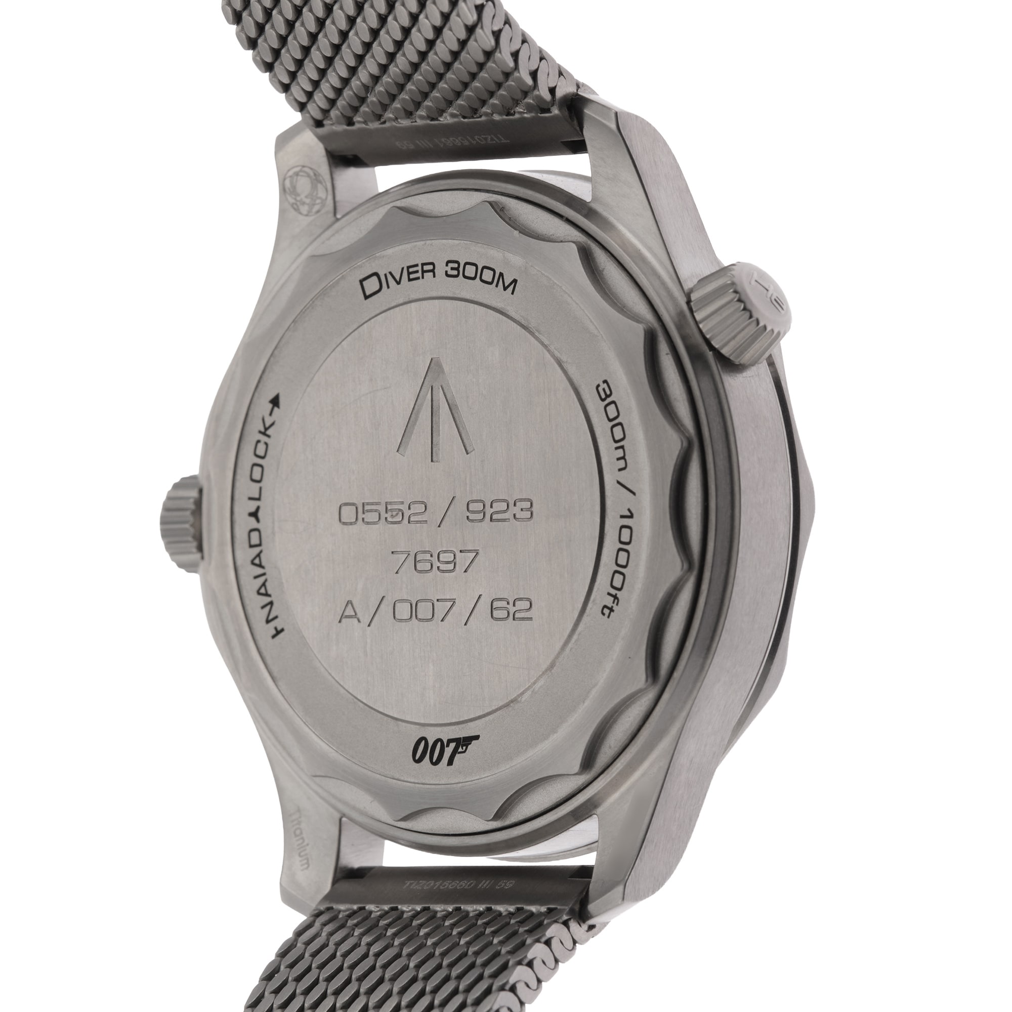 Pre-Owned Omega Seamaster Diver 300M 42mm Titanium 007 Edition Pre-Owned Omega Seamaster Diver 300M 42mm Titanium 007 Edition