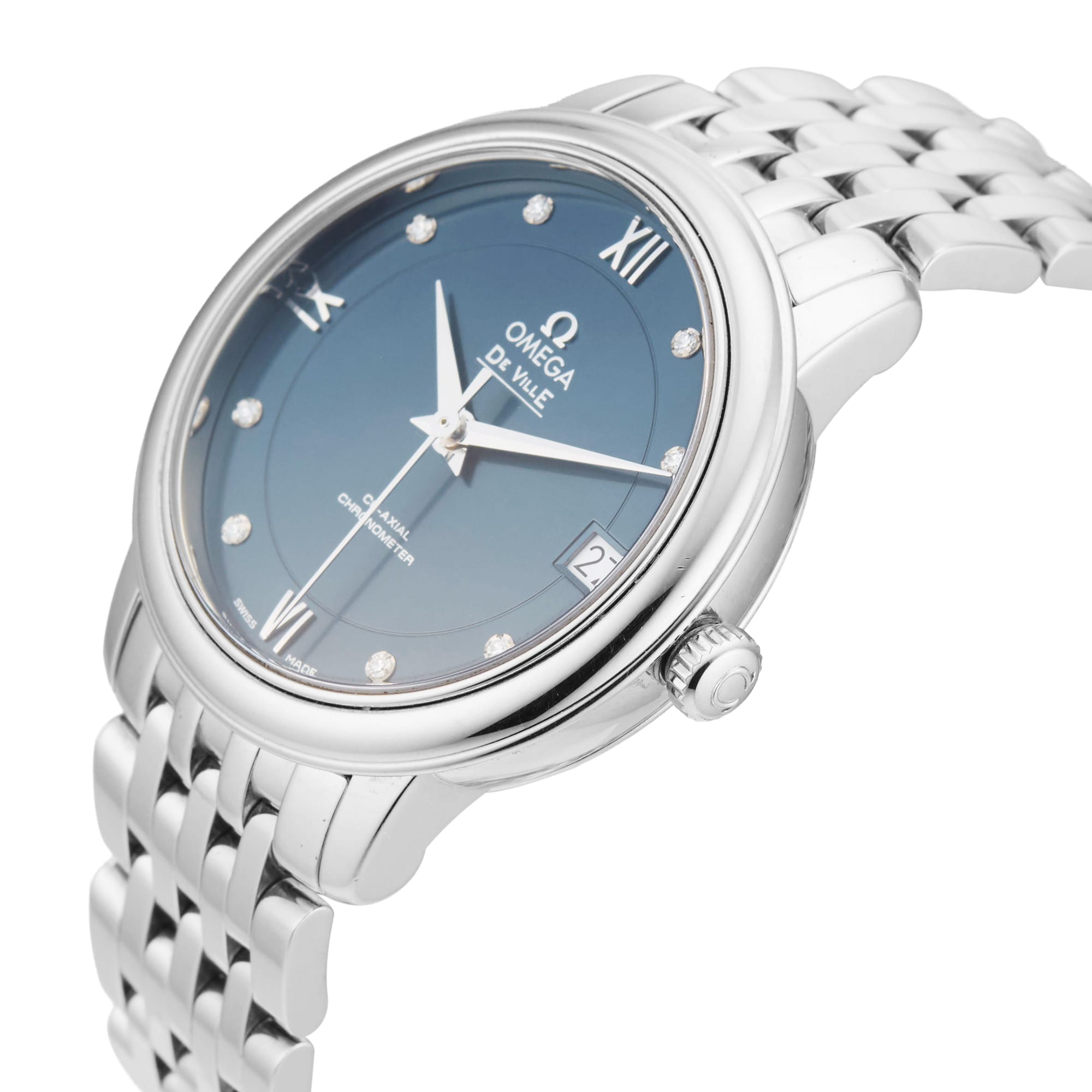 Pre-Owned Omega De Ville Prestige 32.7mm Stainless Steel Pre-Owned Omega De Ville Prestige 32.7mm Stainless Steel