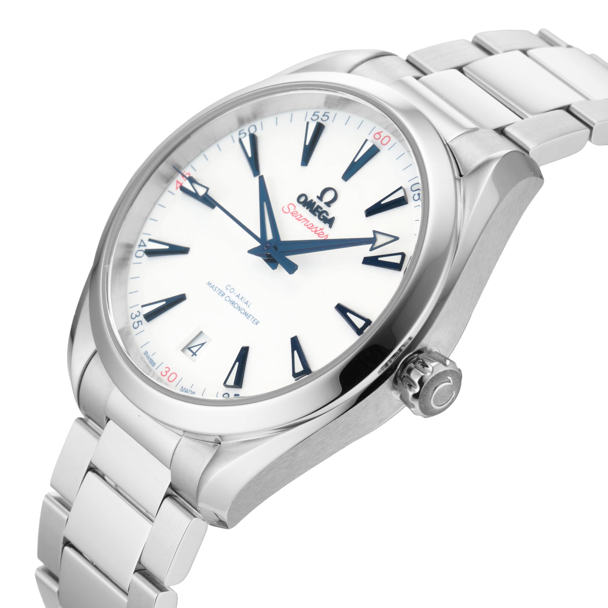 Pre-Owned Omega Seamaster Aqua Terra Beijing 2022 41mm Stainless Steel Pre-Owned Omega Seamaster Aqua Terra Beijing 2022 41mm Stainless Steel