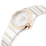 Pre-Owned Omega Constellation 24mm Stainless Steel and Rose Gold