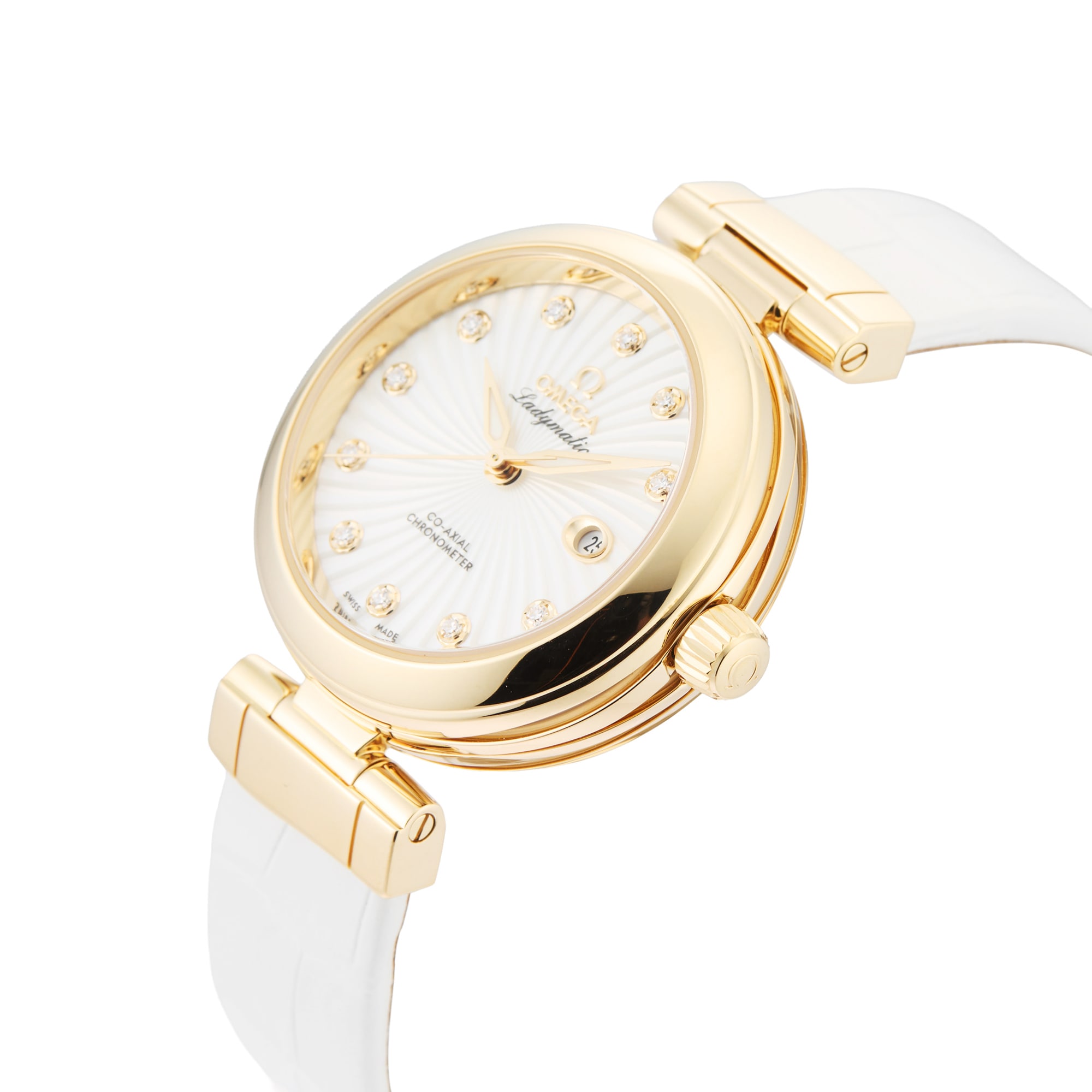Pre-Owned Omega De Ville Ladymatic 34mm Yellow Gold
