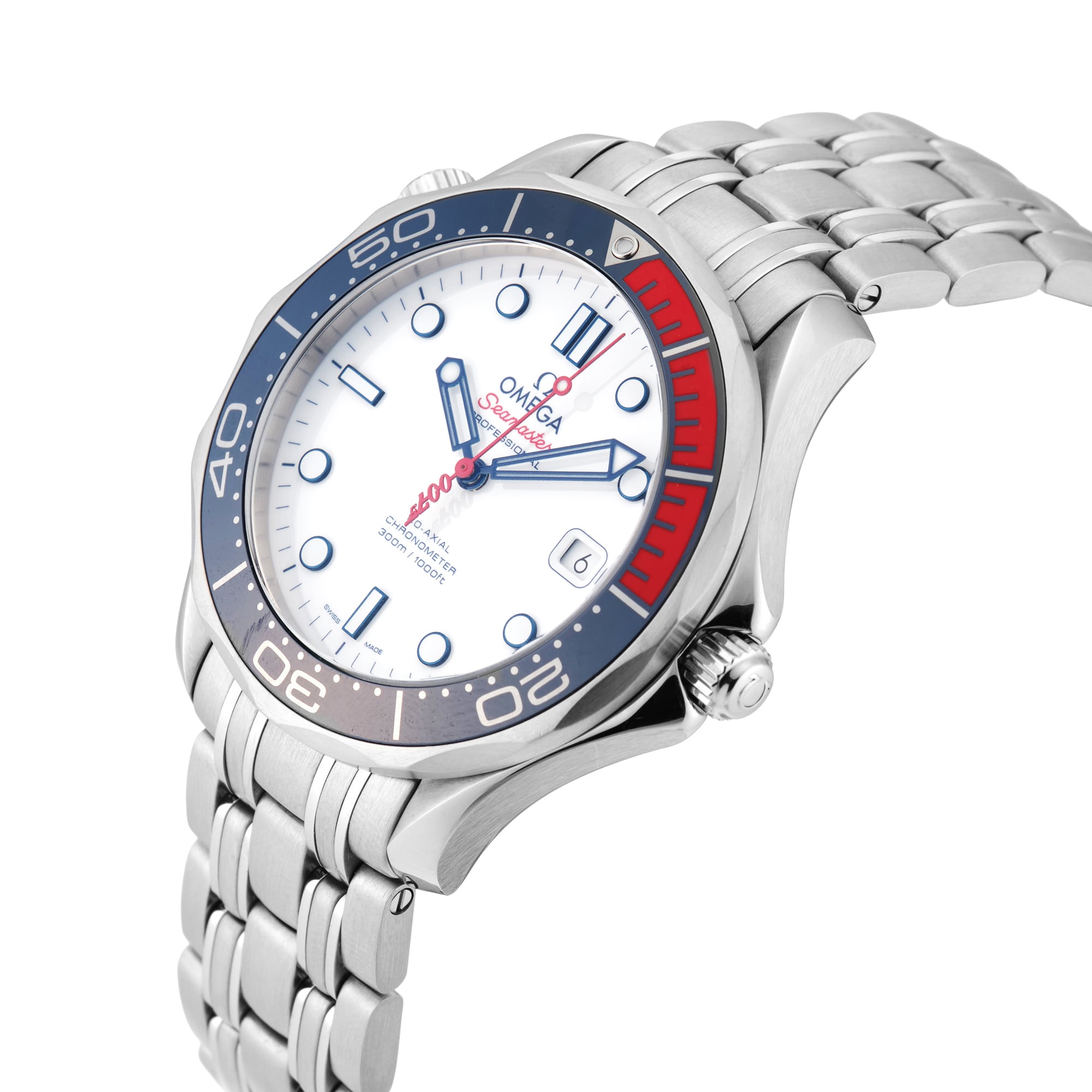 Pre-Owned Omega Seamaster Diver Commanders Watch 41mm Stainless Steel