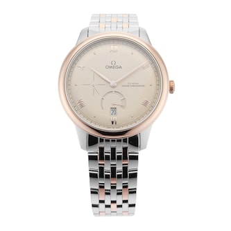 Pre-Owned Omega De Ville Prestige 41mm Stainless Steel and Rose Gold
