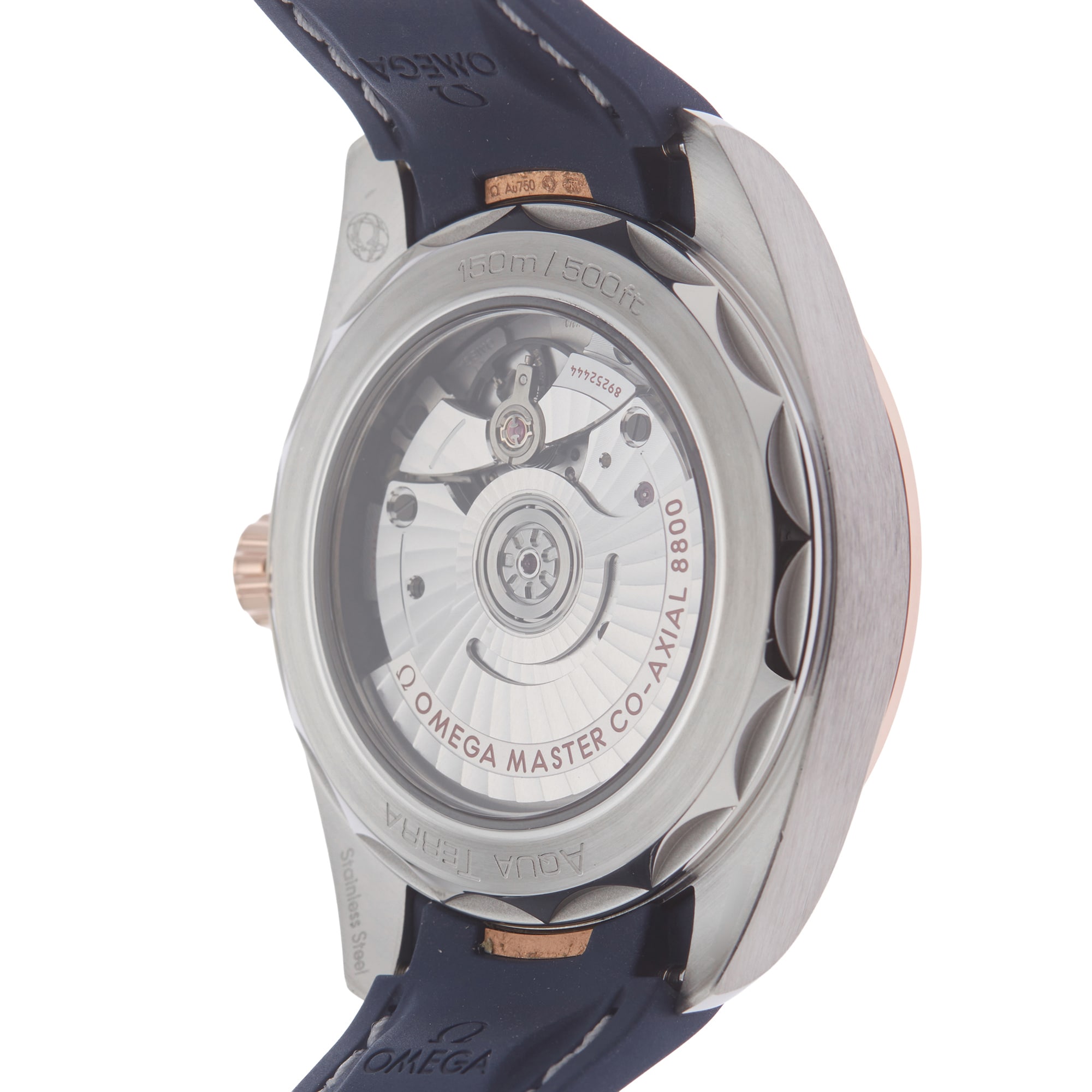 Pre-Owned Omega Seamaster Aqua Terra 150m 38mm Stainless Steel and Rose Gold O22022382002001 Pre-Owned Omega Seamaster Aqua Terra 150m 38mm Stainless Steel and Rose Gold O22022382002001