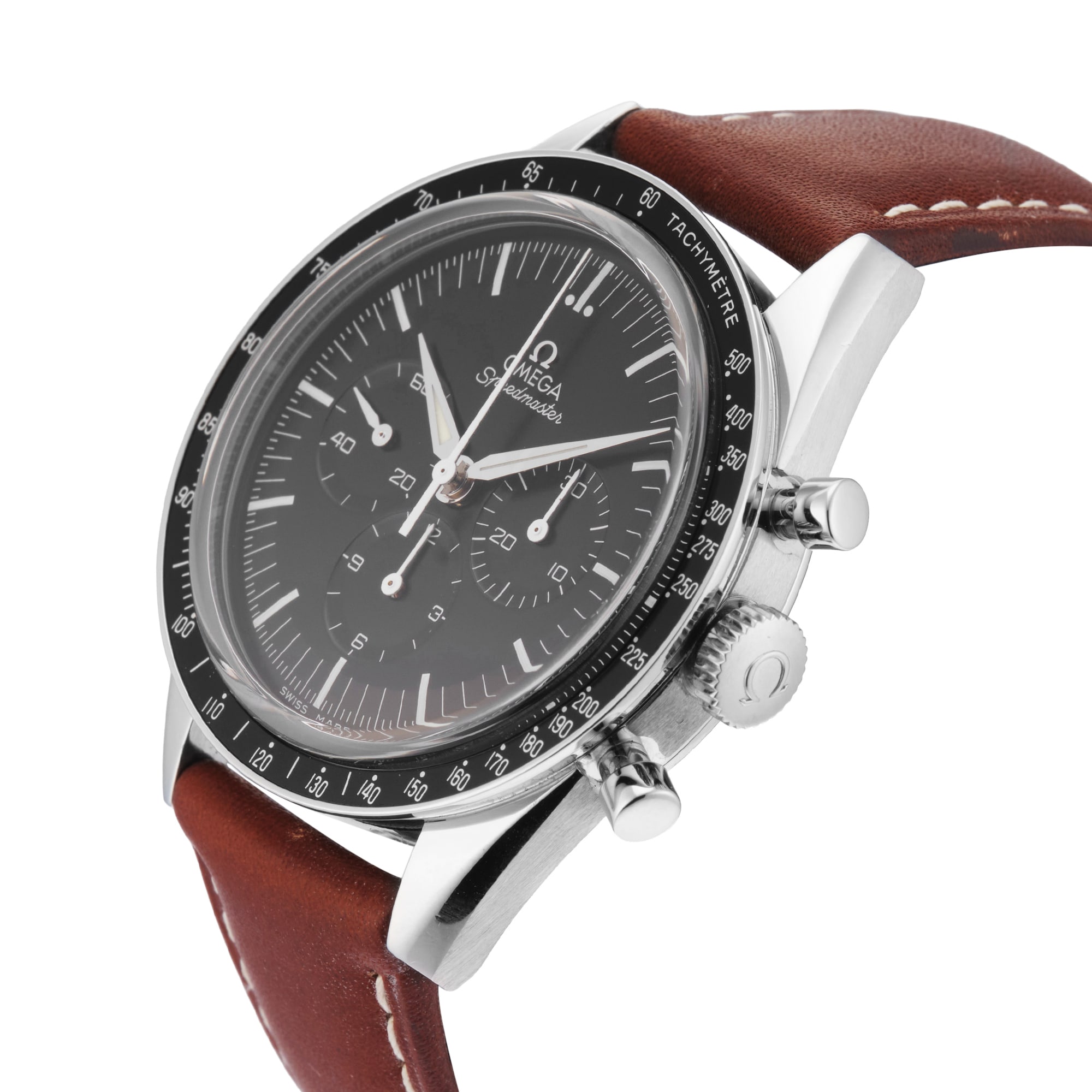 Pre-Owned Omega Speedmaster Anniversary Series Numbered Edition First In Space 39.7mm Stainless Steel Pre-Owned Omega Speedmaster Anniversary Series Numbered Edition First In Space 39.7mm Stainless Steel