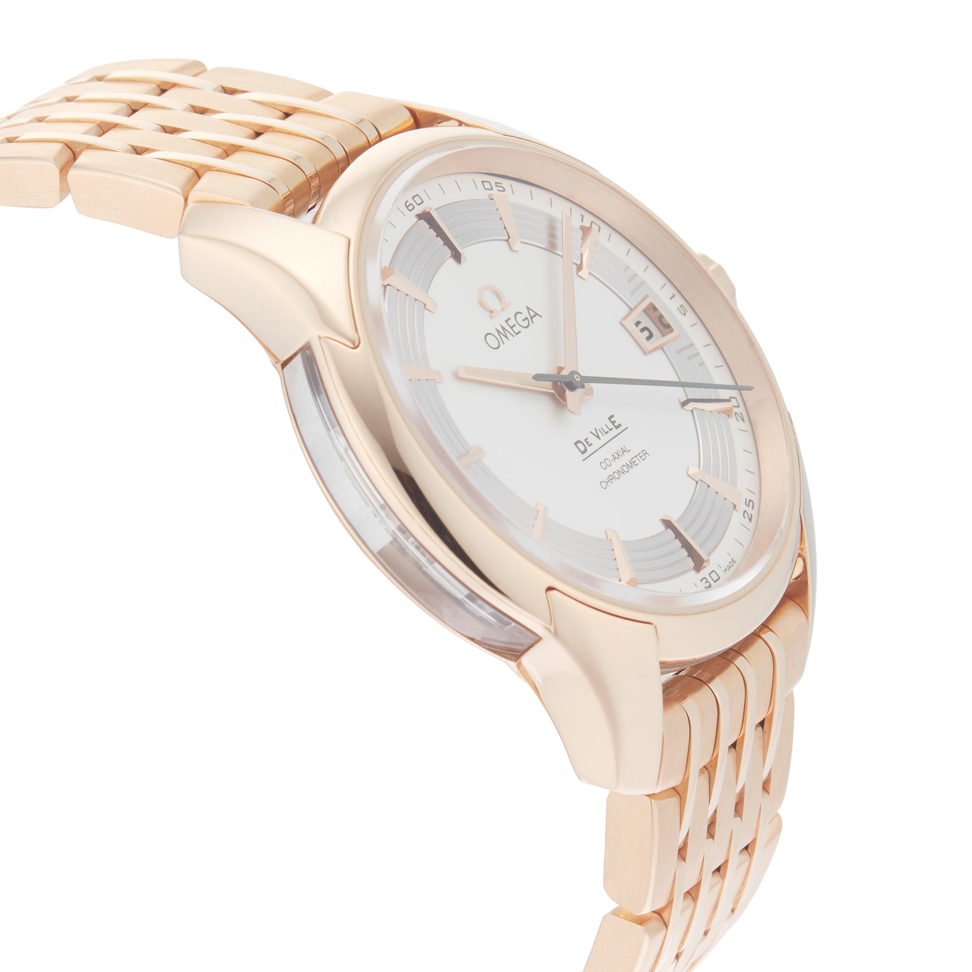 Pre-Owned Omega De Ville Hour Vision 41mm Rose Gold O43160412102001