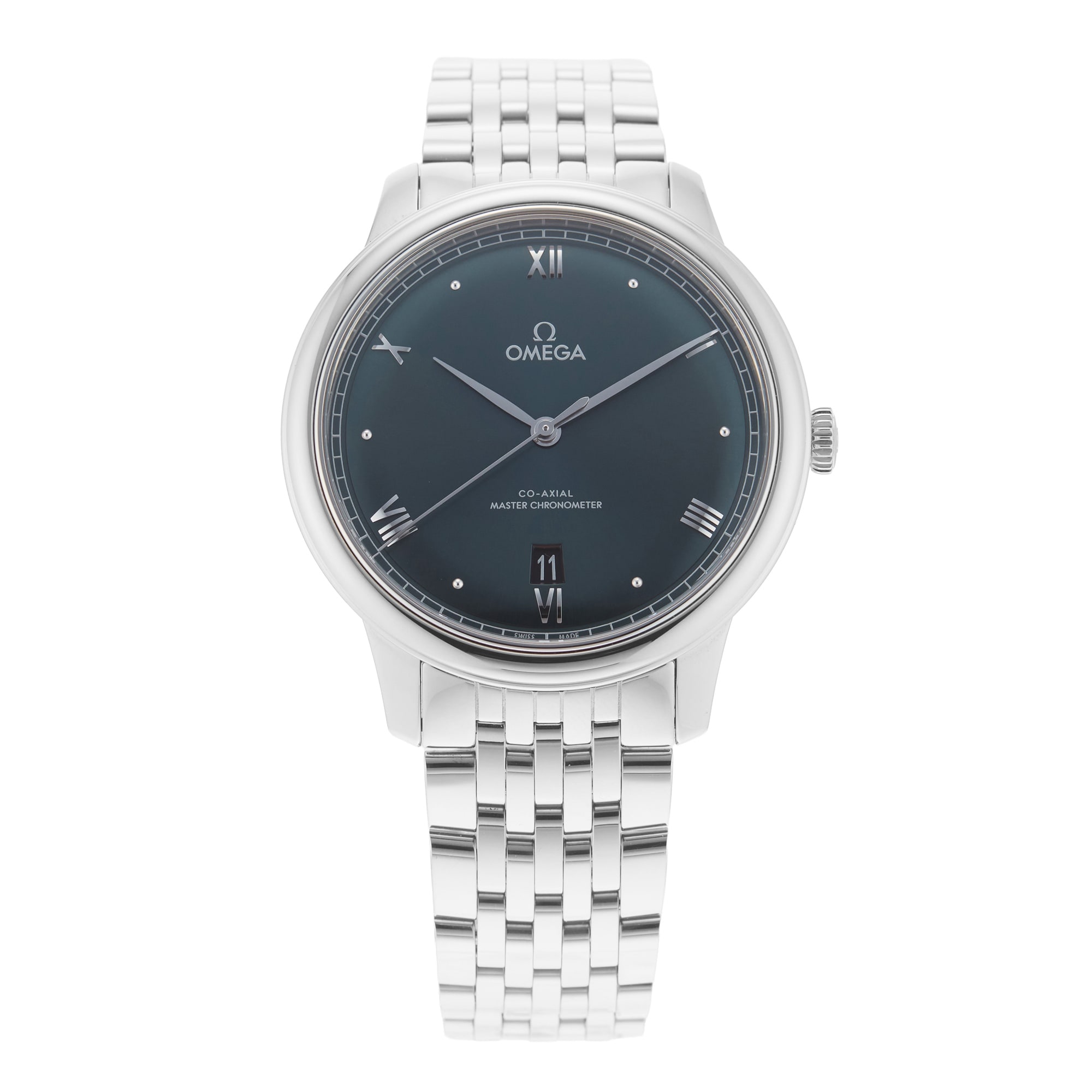 Pre-Owned Omega De Ville Prestige 40mm Stainless Steel O43410402010001 Pre-Owned Omega De Ville Prestige 40mm Stainless Steel O43410402010001