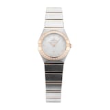 Pre-Owned Omega Constellation 24mm Stainless Steel and Rose Gold