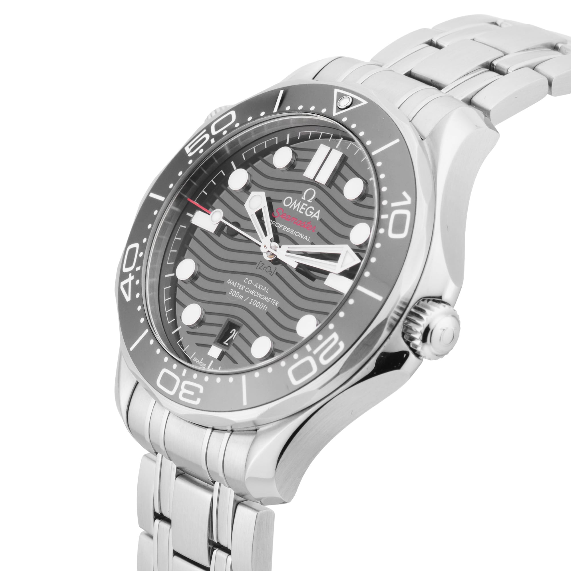 Pre-Owned Omega Seamaster Diver 300m 42mm Stainless Steel Pre-Owned Omega Seamaster Diver 300m 42mm Stainless Steel