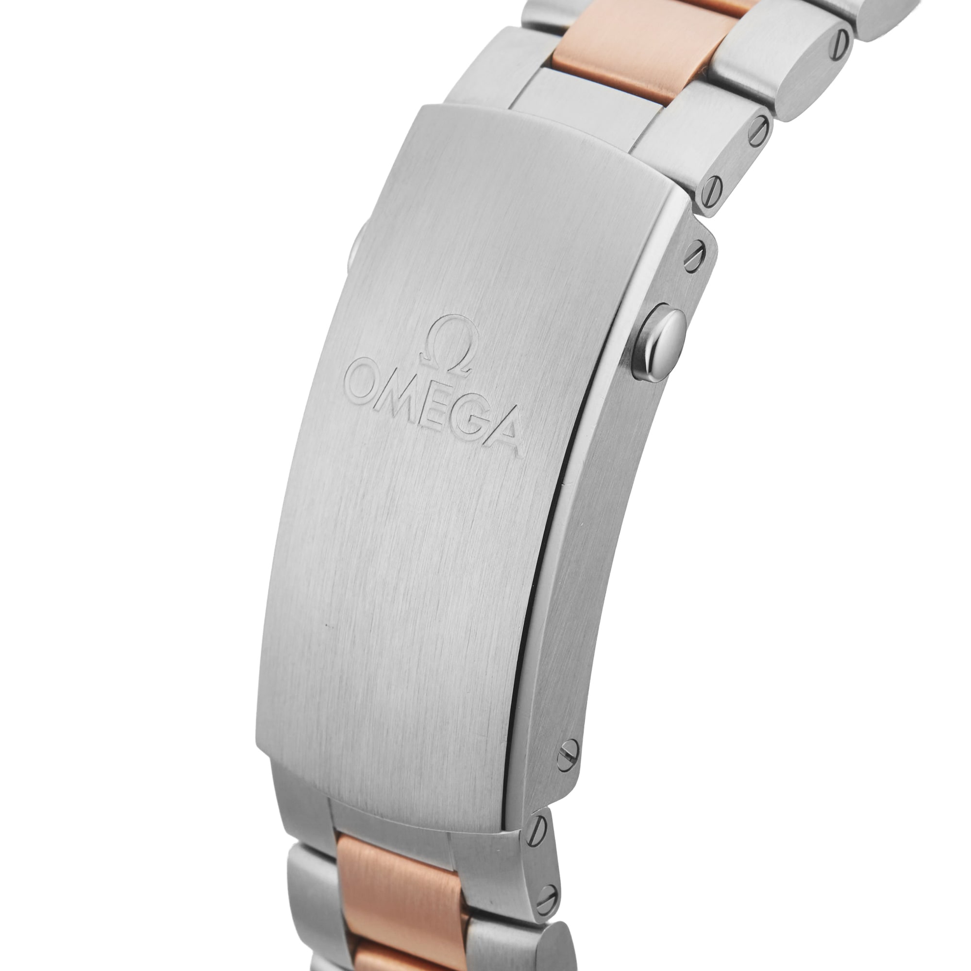 Pre-Owned Omega Seamaster Planet Ocean 45.5mm Stainless Steel and Rose Gold Pre-Owned Omega Seamaster Planet Ocean 45.5mm Stainless Steel and Rose Gold