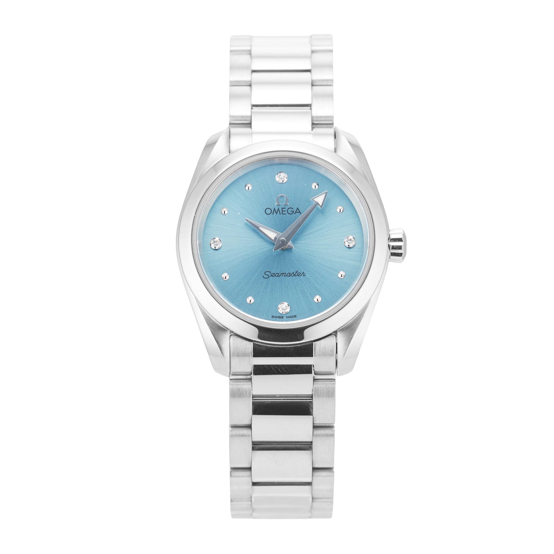 Pre-Owned Omega Seamaster Aqua Terra 28mm Stainless Steel Pre-Owned Omega Seamaster Aqua Terra 28mm Stainless Steel