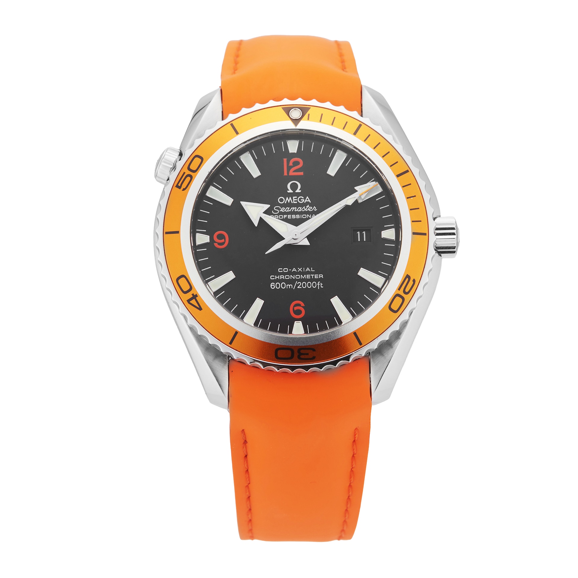Pre-Owned Omega Seamaster Planet Ocean 45.5mm Stainless Steel Pre-Owned Omega Seamaster Planet Ocean 45.5mm Stainless Steel