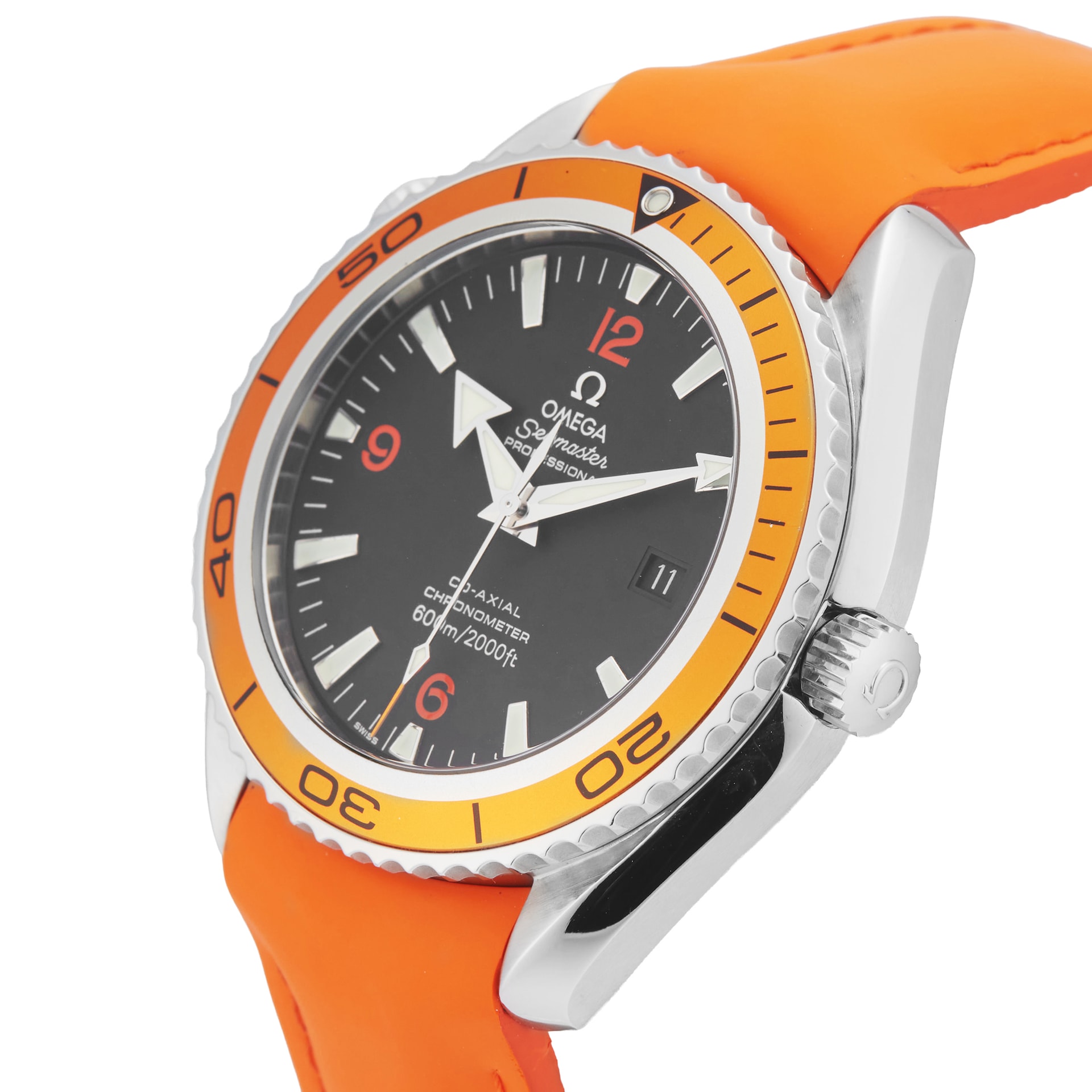 Pre-Owned Omega Seamaster Planet Ocean 45.5mm Stainless Steel Pre-Owned Omega Seamaster Planet Ocean 45.5mm Stainless Steel
