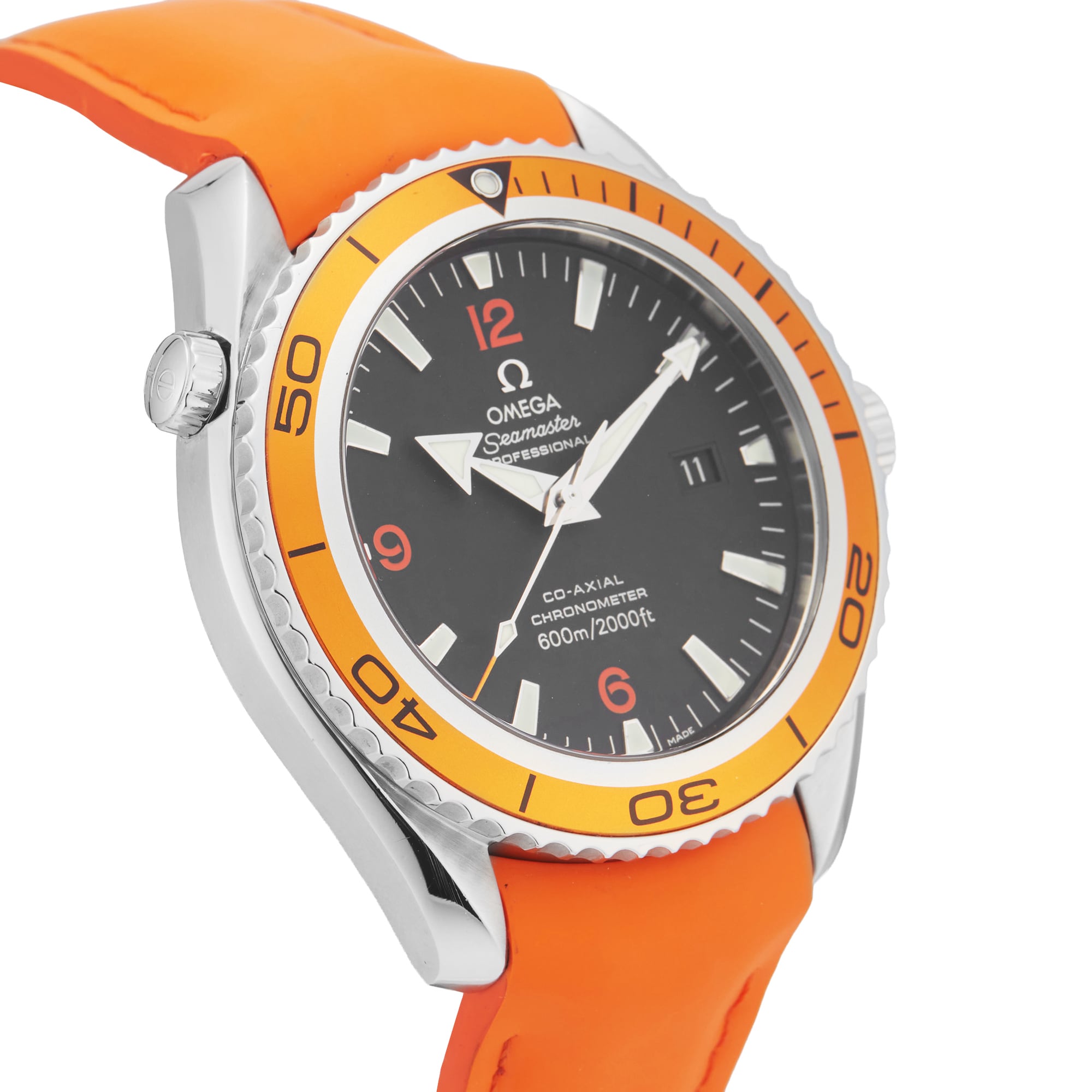 Pre-Owned Omega Seamaster Planet Ocean 45.5mm Stainless Steel Pre-Owned Omega Seamaster Planet Ocean 45.5mm Stainless Steel
