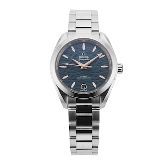 Pre-Owned Omega Seamaster Aqua Terra 34mm Stainless Steel Pre-Owned Omega Seamaster Aqua Terra 34mm Stainless Steel
