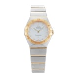 Pre-Owned Omega Constellation 25mm Stainless Steel and Yellow Gold