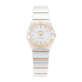 Pre-Owned Omega Constellation 24mm Stainless Steel and Rose Gold