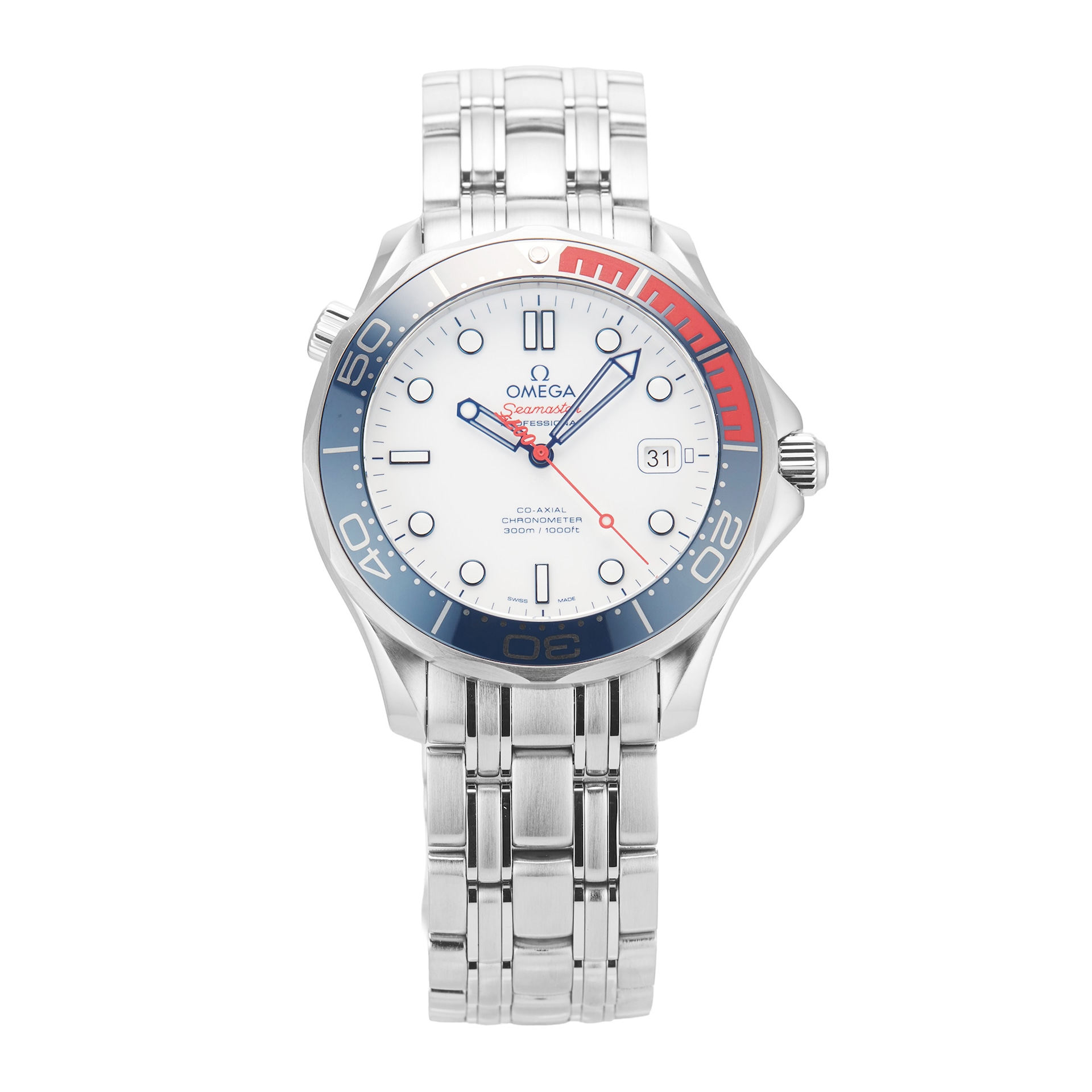 Pre-Owned Omega Seamaster Diver Commanders Watch Limited Edition 41mm Stainless Steel Pre-Owned Omega Seamaster Diver Commanders Watch Limited Edition 41mm Stainless Steel