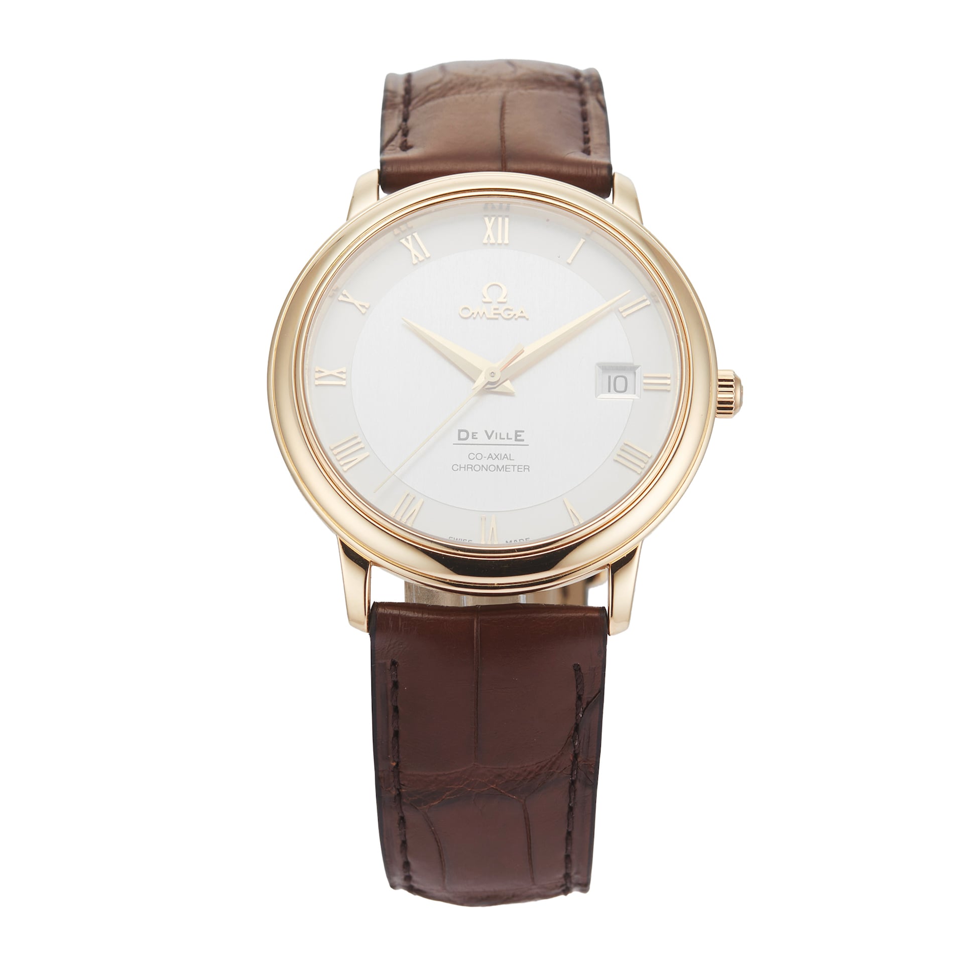 Pre-Owned Omega De Ville Prestige 36.5mm Yellow Gold