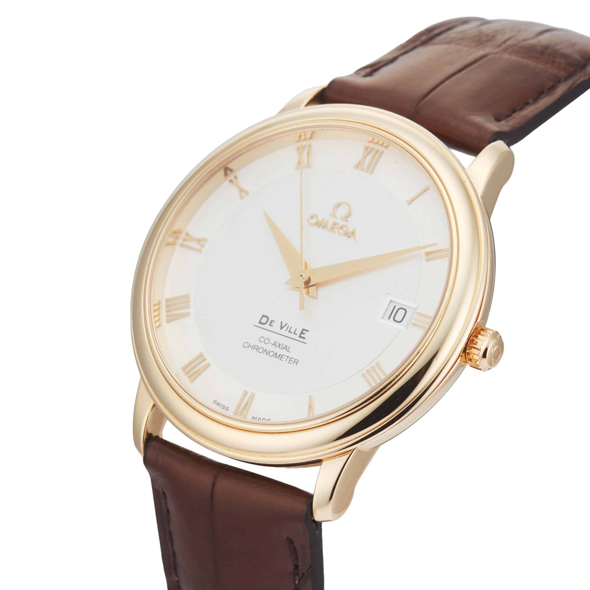 Pre-Owned Omega De Ville Prestige 36.5mm Yellow Gold