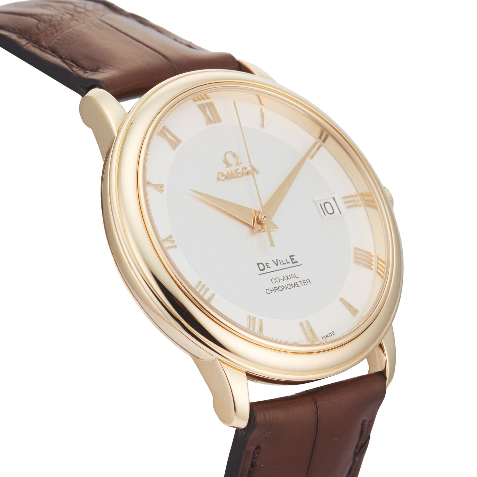 Pre-Owned Omega De Ville Prestige 36.5mm Yellow Gold