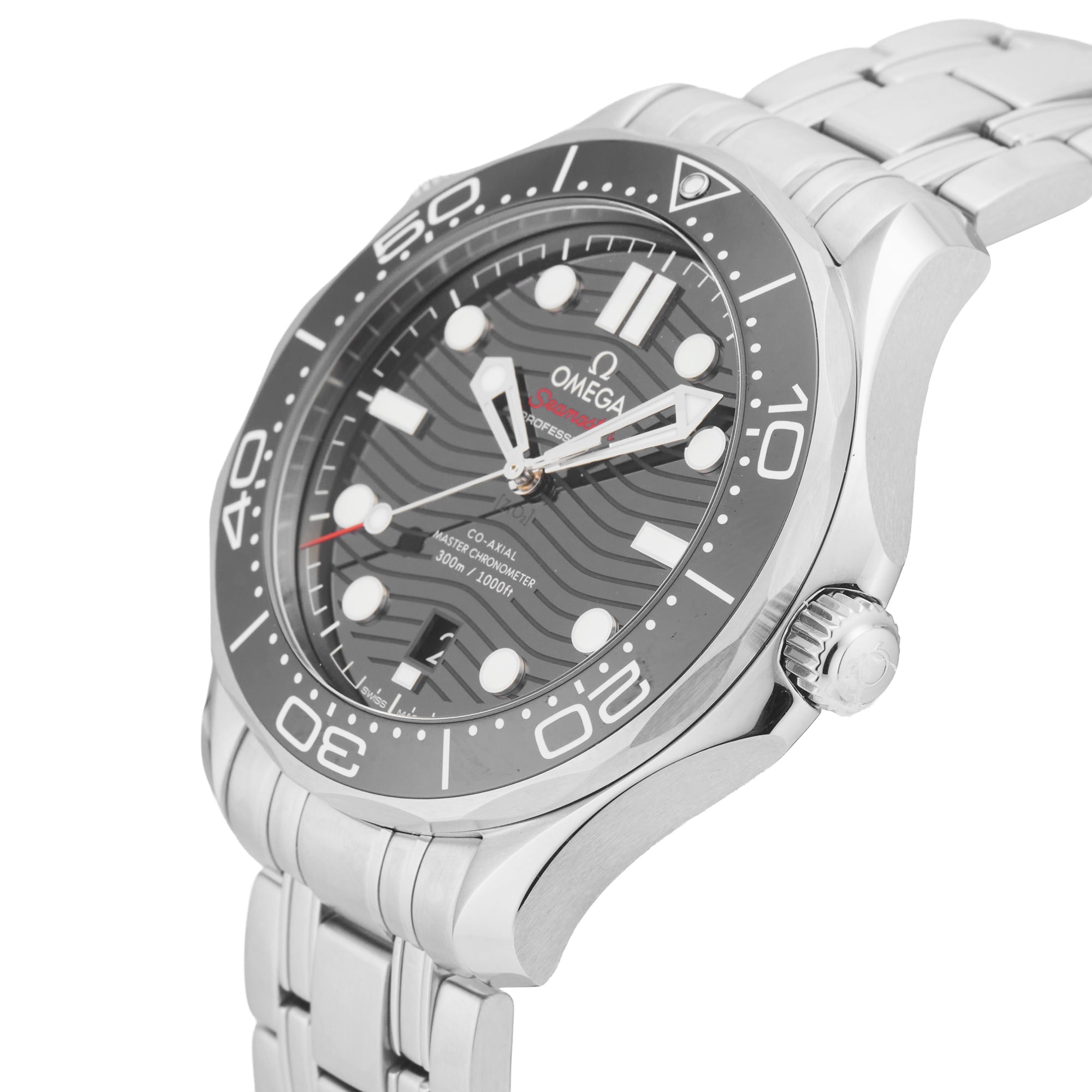 Pre-Owned Omega Seamaster Diver 300m 42mm Stainless Steel Pre-Owned Omega Seamaster Diver 300m 42mm Stainless Steel