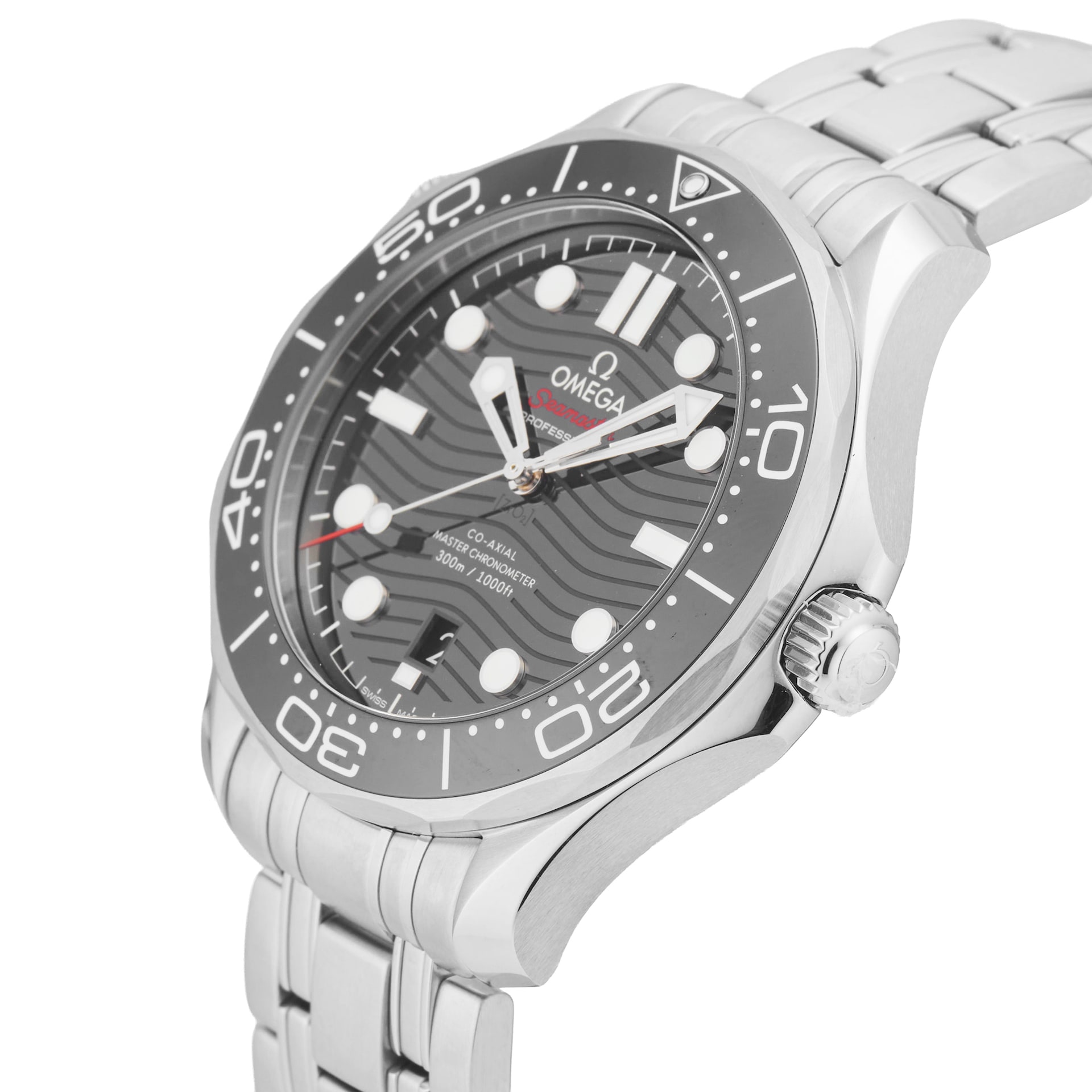 Pre-Owned Omega Seamaster Diver 300m 42mm Stainless Steel Pre-Owned Omega Seamaster Diver 300m 42mm Stainless Steel