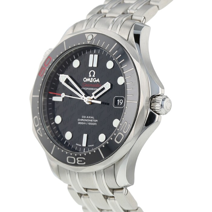 Pre-Owned Omega Seamaster 300m 'James Bond 50th Anniversary' Mens Watch 212.30.41.20.01.005