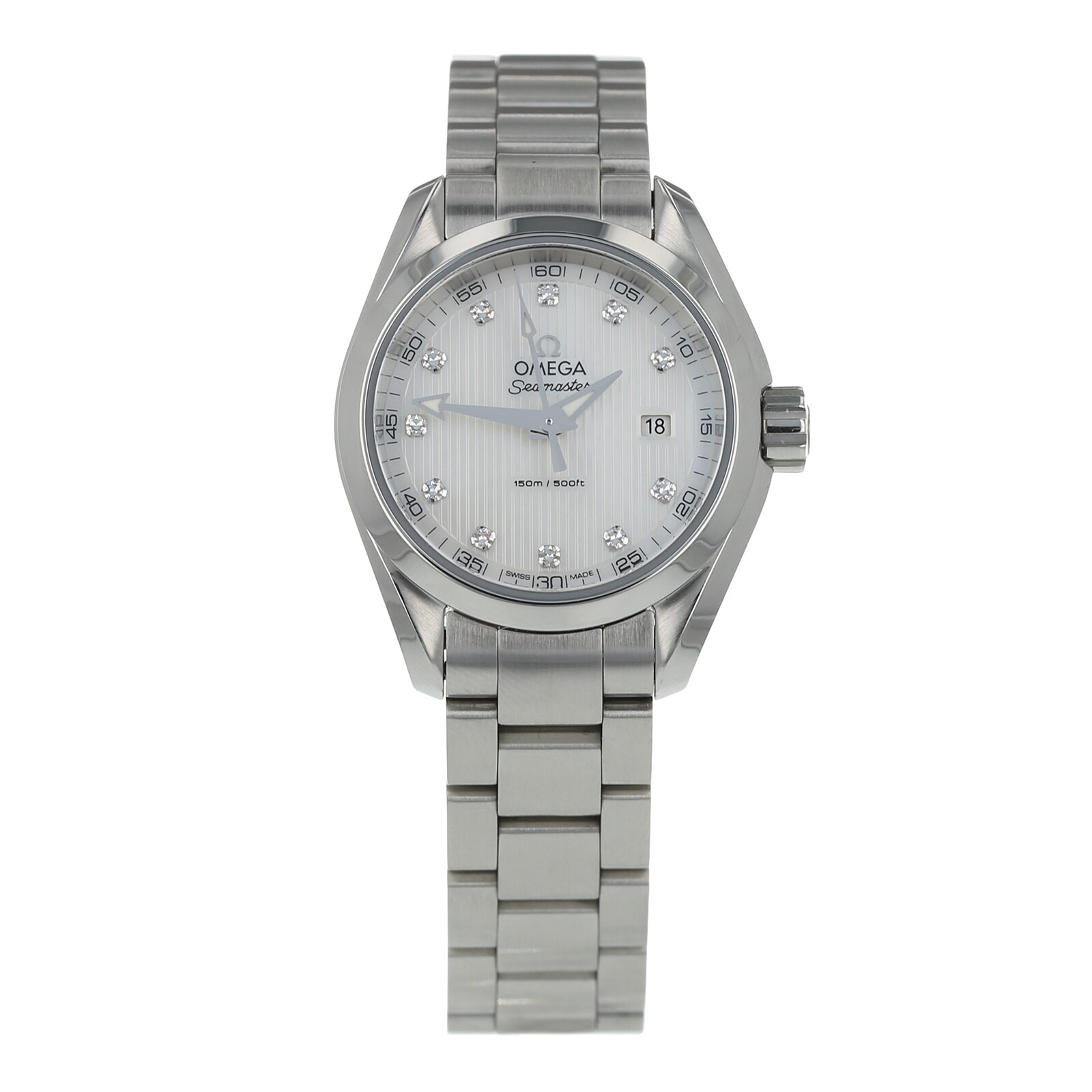 Pre-Owned Omega Pre-Owned Omega Seamaster Aqua Terra Ladies Watch 231.10.30.60.55.001