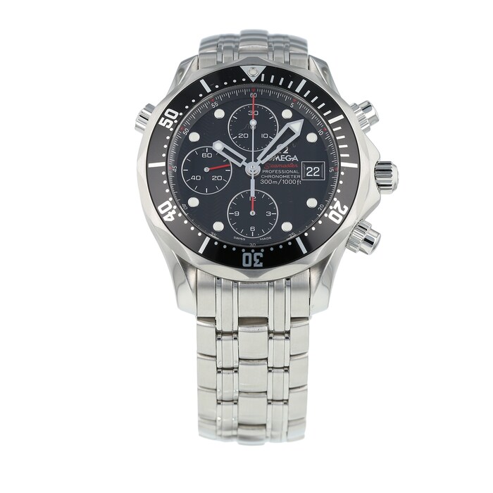 Pre-Owned Omega Seamaster Diver 300m Chronograph Mens Watch 213.30.42.40.01.001