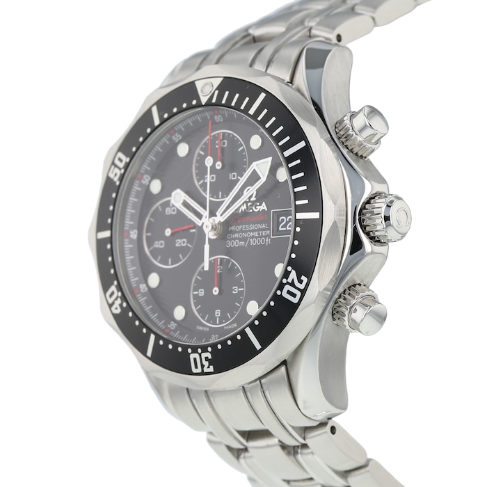 Pre-Owned Omega Seamaster Diver 300m Chronograph Mens Watch 213.30.42.40.01.001