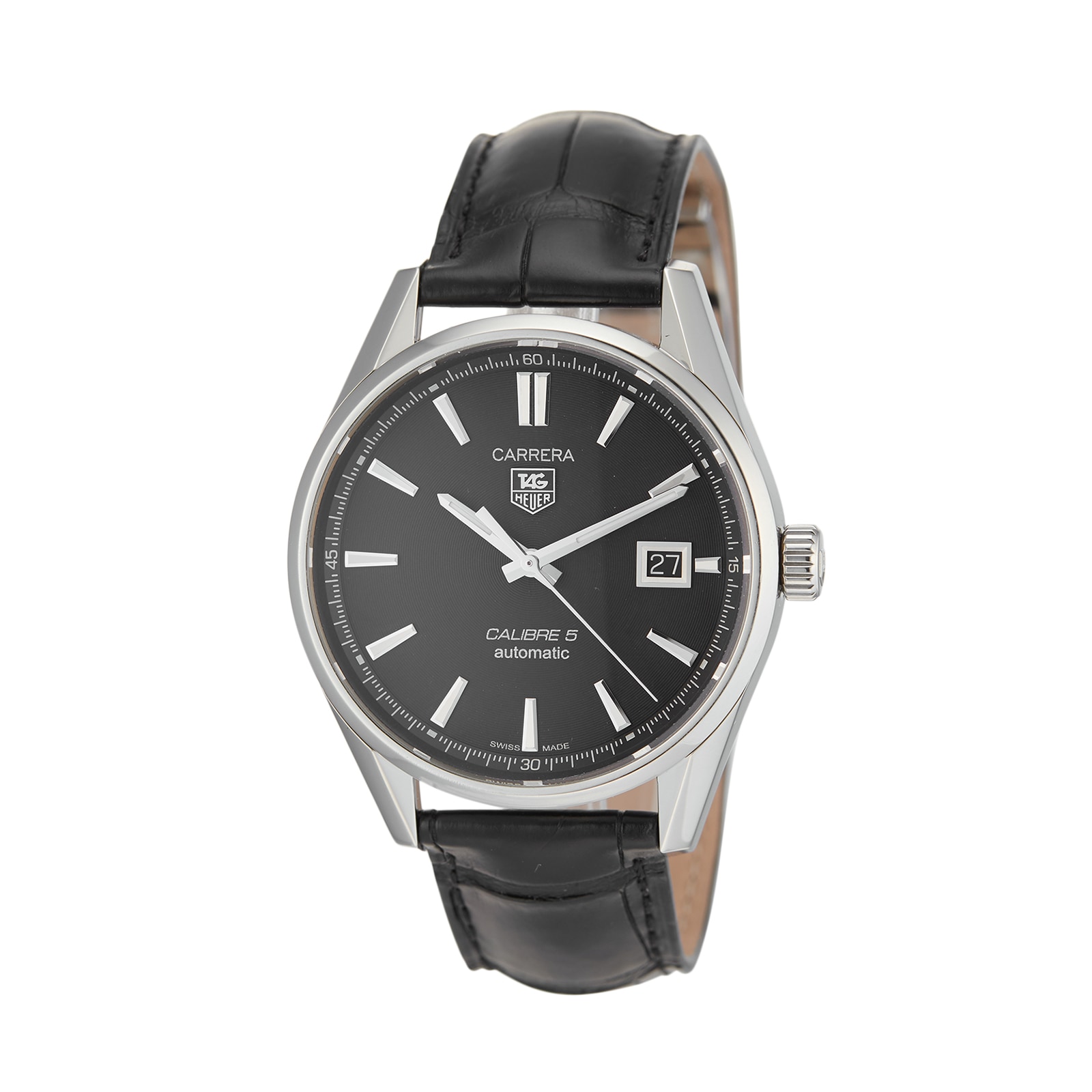 Pre-Owned TAG Heuer Carrera Calibre 5 Mens Watch WAR211A.FC6180