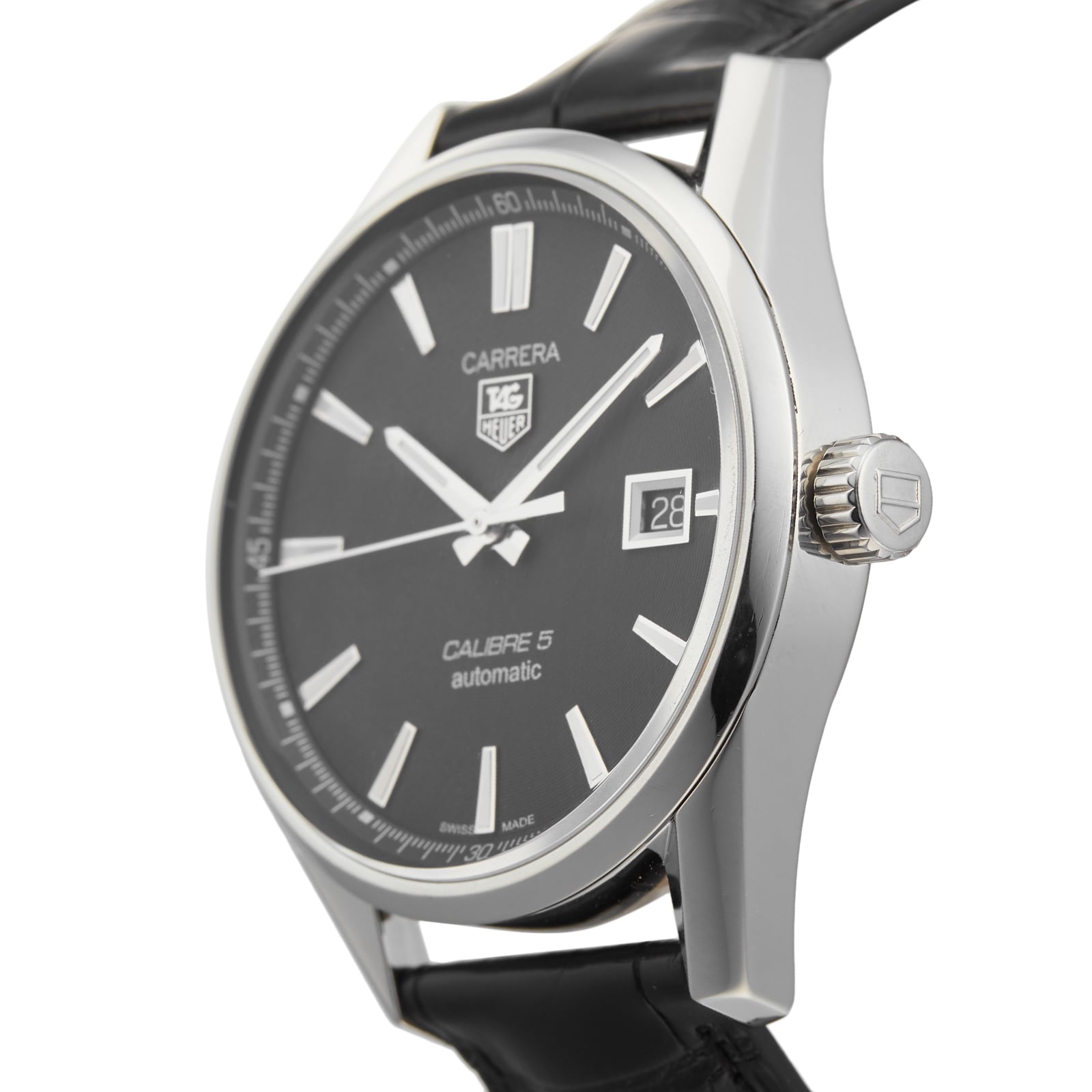 Pre-Owned TAG Heuer Carrera Calibre 5 Mens Watch WAR211A.FC6180