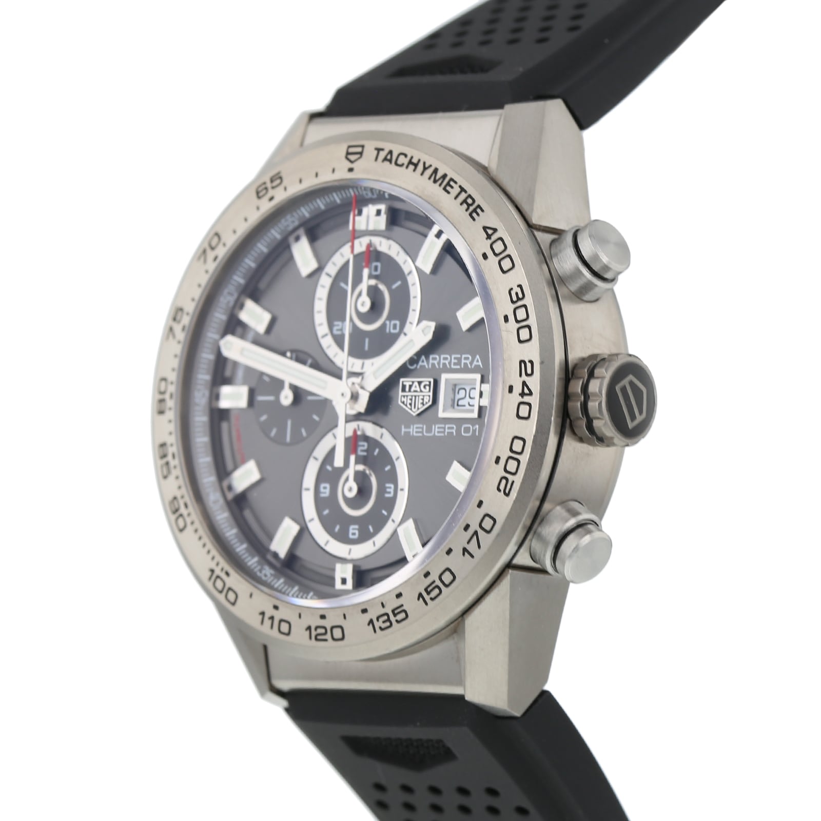 Pre-Owned TAG Heuer Carrera Calibre Heuer 01 Mens Watch CAR208Z Pre-Owned TAG Heuer Carrera Calibre Heuer 01 Mens Watch CAR208Z