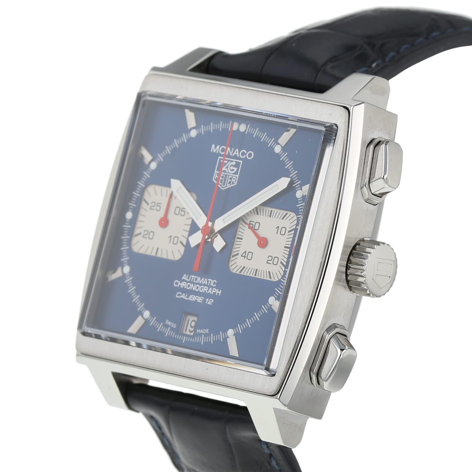 Pre Owned TAG Heuer Monaco Calibre 12 Mens Watch CAW2111.FC6356 Watches Of Switzerland UK