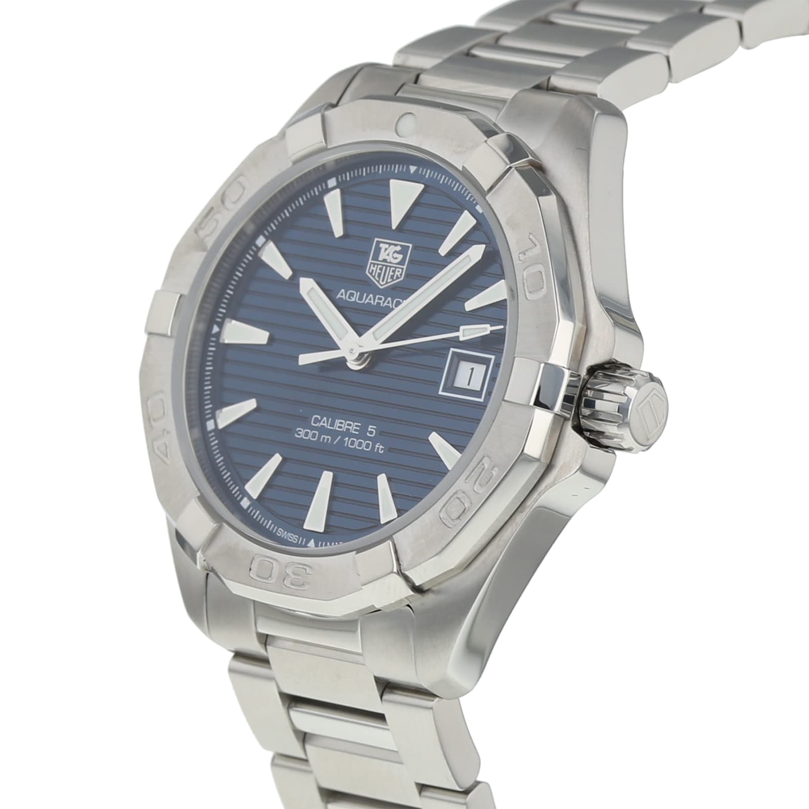 Pre Owned TAG Heuer Aquaracer Calibre 5 Mens Watch WAY2112.BA0928 Goldsmiths