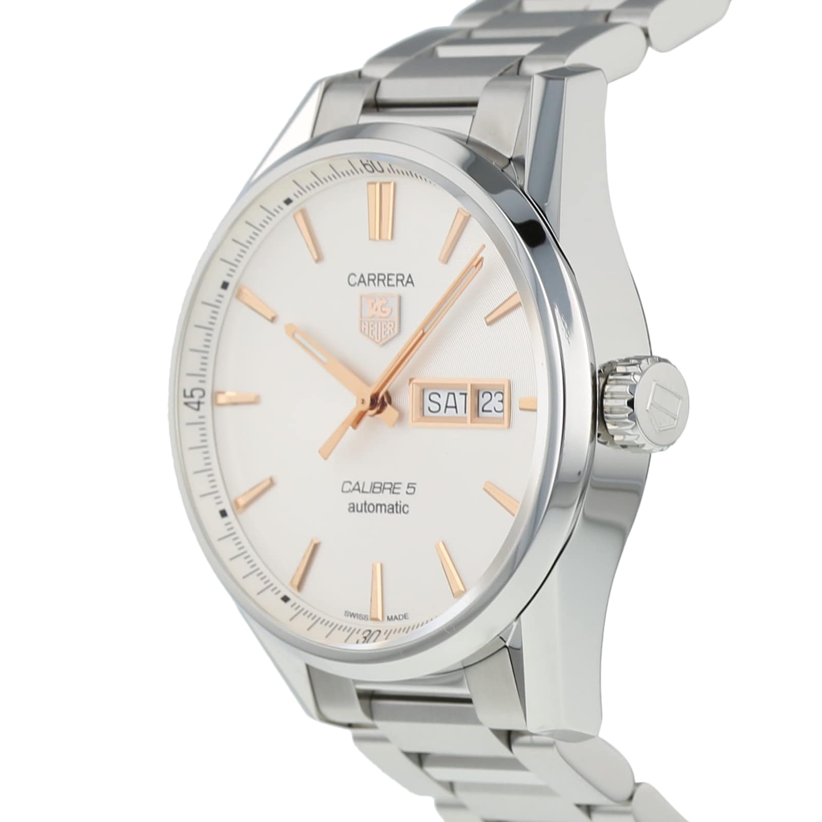 Pre-Owned TAG Heuer Carrera Calibre 5 Mens Watch WAR201D.BA0723