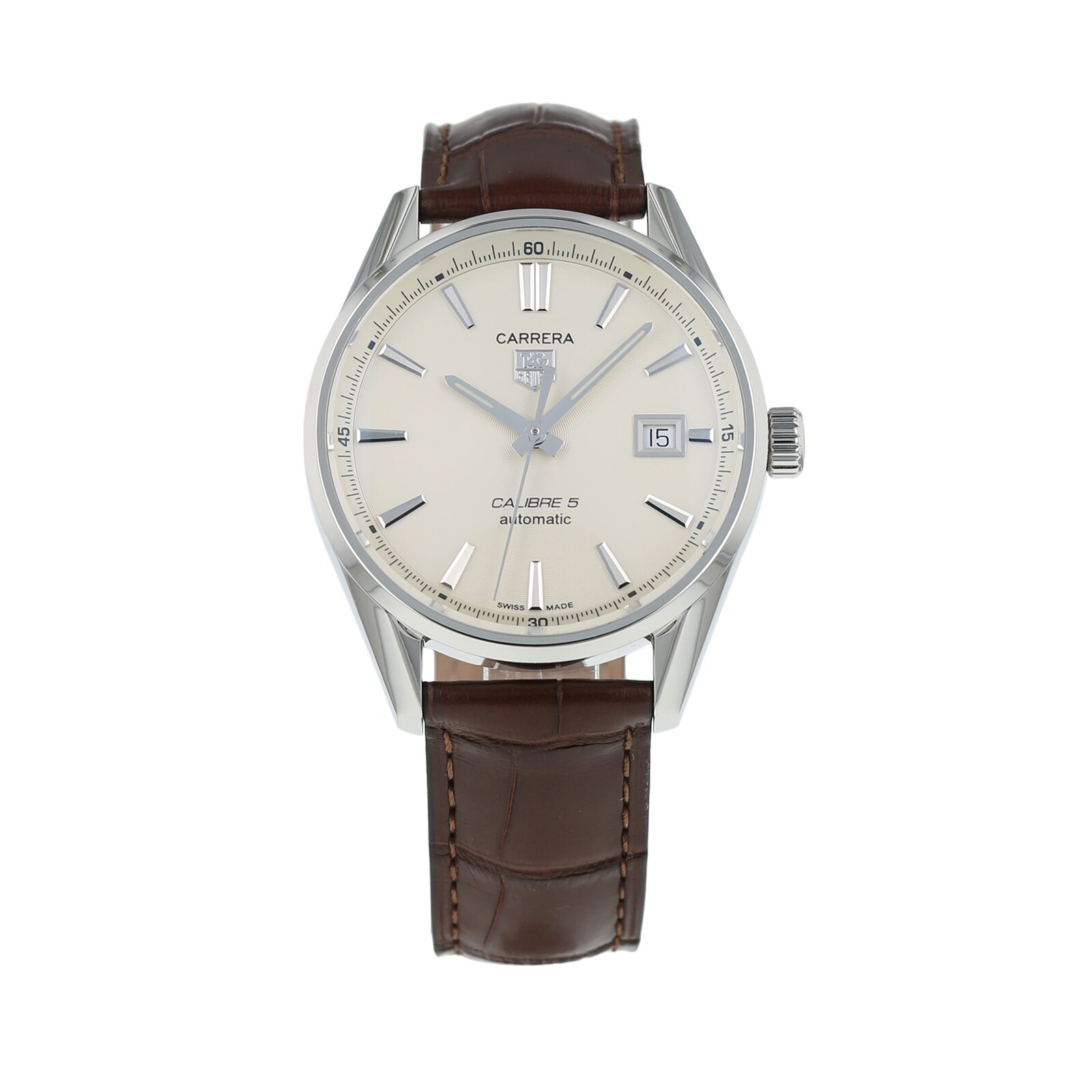 Pre-Owned TAG Heuer Carrera Calibre 5 Mens Watch WAR211B.FC6181