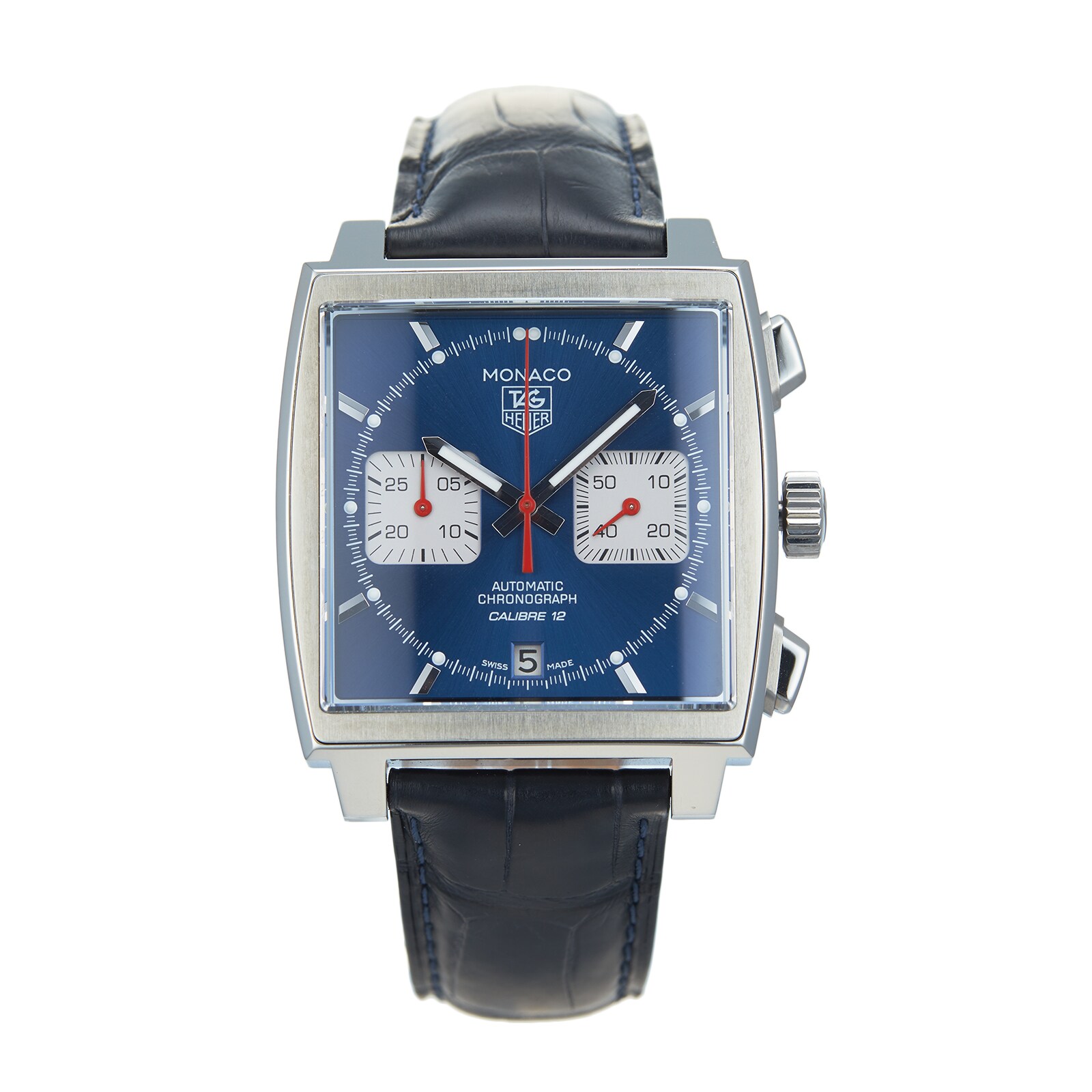 Pre-Owned TAG Heuer Monaco Calibre 12 Mens Watch CAW2111.FC6183