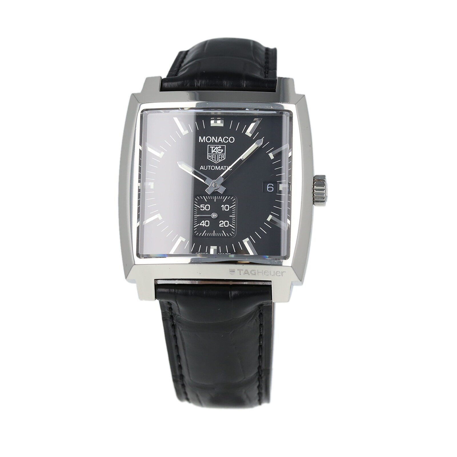 Pre-Owned TAG Heuer Monaco Calibre 6 Mens Watch WW2110.FC6177