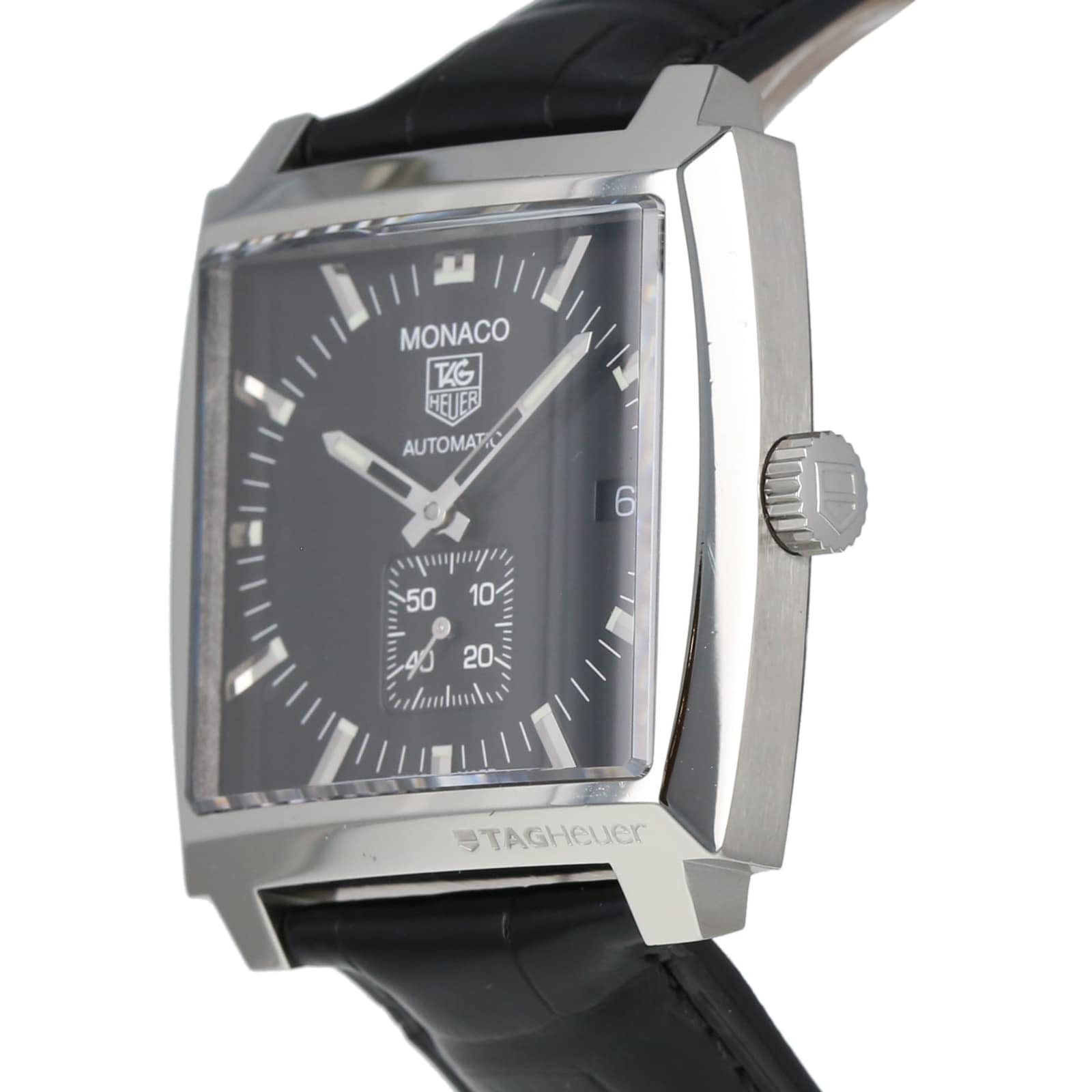 Pre-Owned TAG Heuer Monaco Calibre 6 Mens Watch WW2110.FC6177