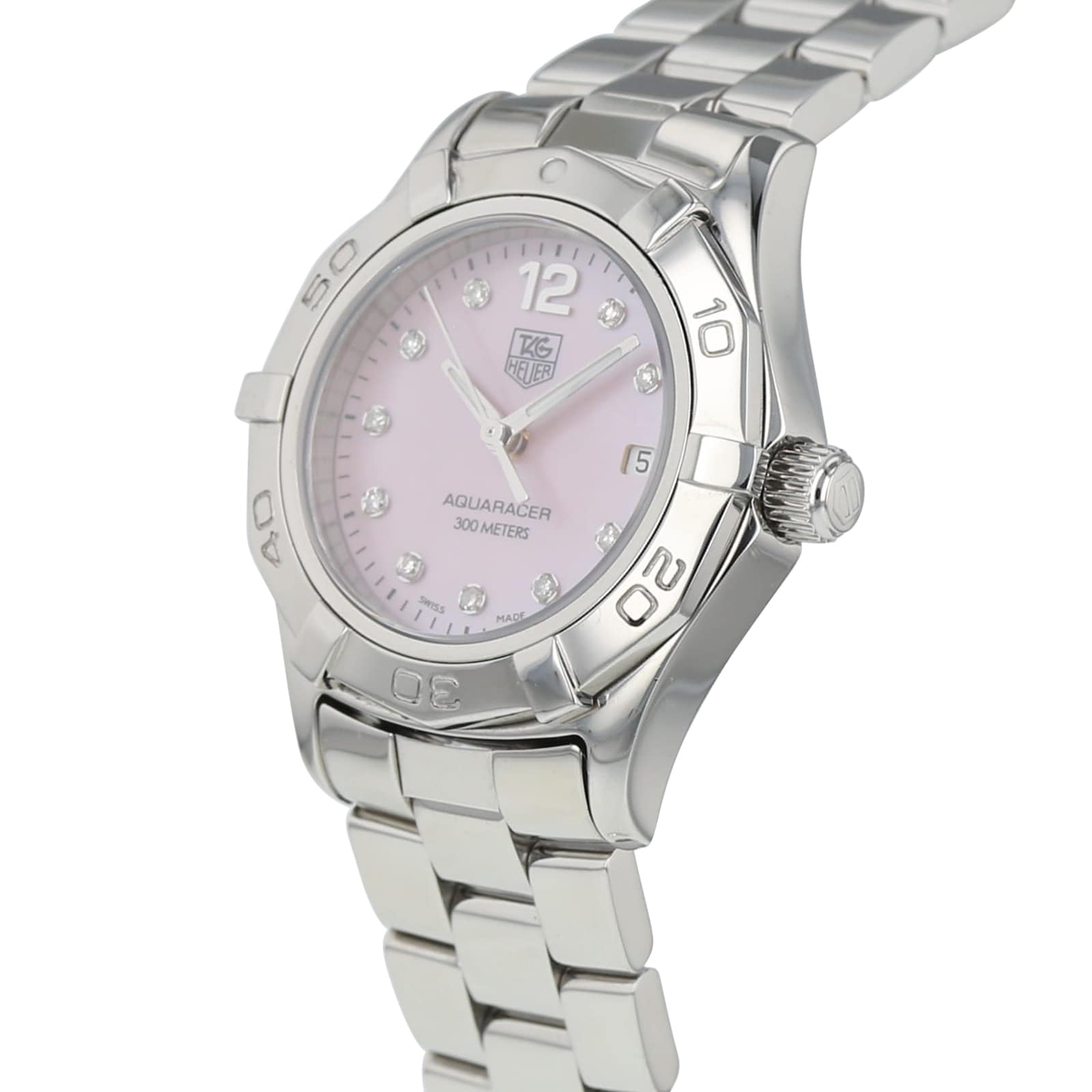 Tag heuer aquaracer ladies hot sale pink mother of pearl