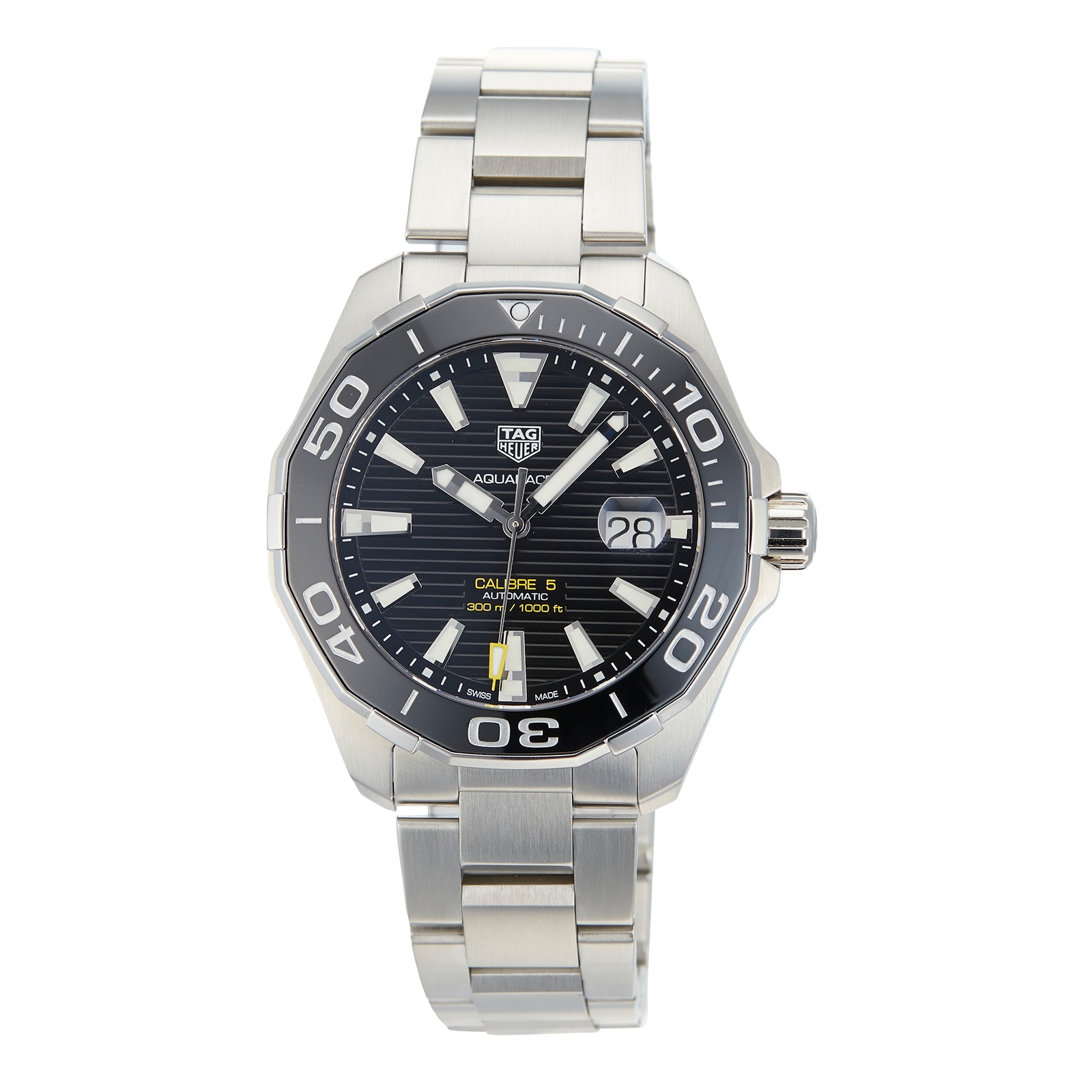 Pre-Owned TAG Heuer Aquaracer Calibre 5 Mens Watch WAY201A.BA0927