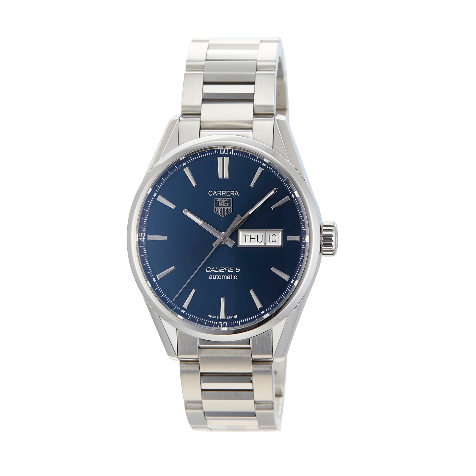 Pre-Owned TAG Heuer Carrera Calibre 5 Mens Watch WAR201E.BA0723
