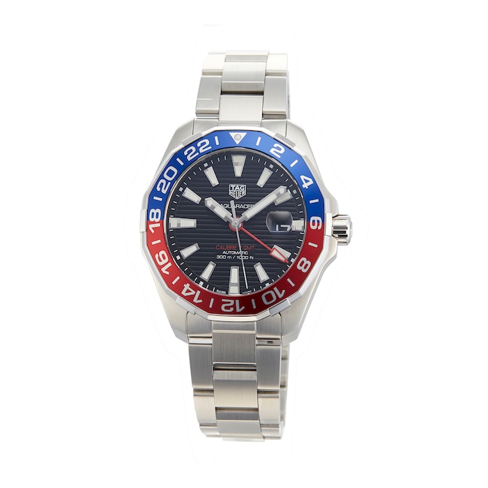 Pre-Owned TAG Heuer Aquaracer Calibre 7 GMT Mens Watch WAY201F.BA0927
