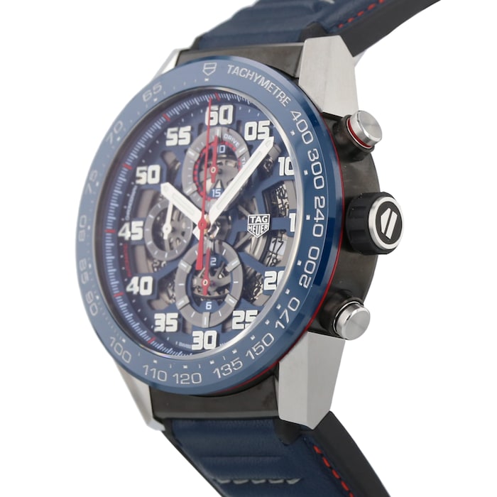 Pre-Owned TAG Heuer Pre-Owned TAG Heuer Carrera Calibre Heuer 01 'Red Bull Racing' Edition Mens Watch CAR2A1N.FT6100
