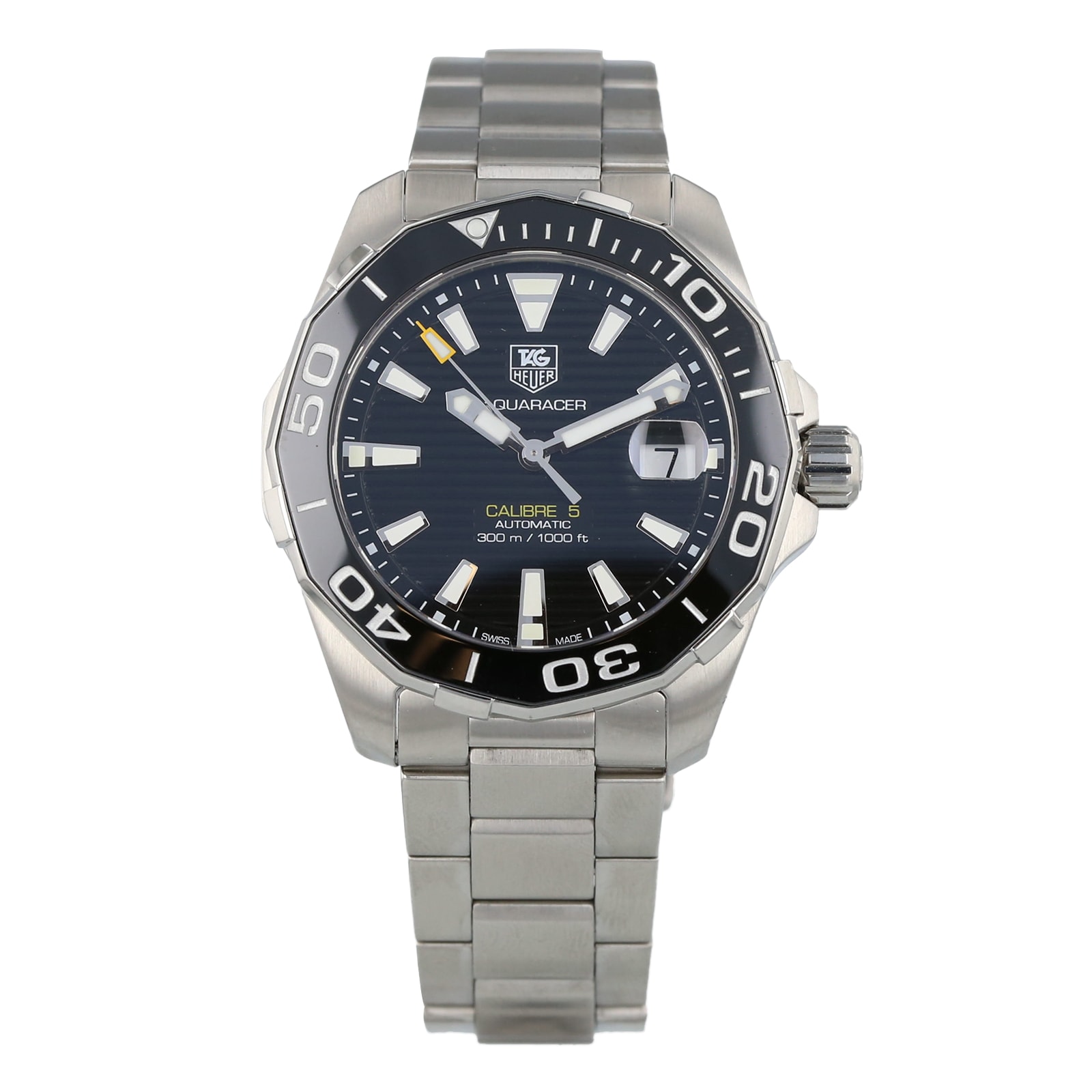 Pre-Owned TAG Heuer Aquaracer Calibre 5 Mens Watch WAY211A.BA0928