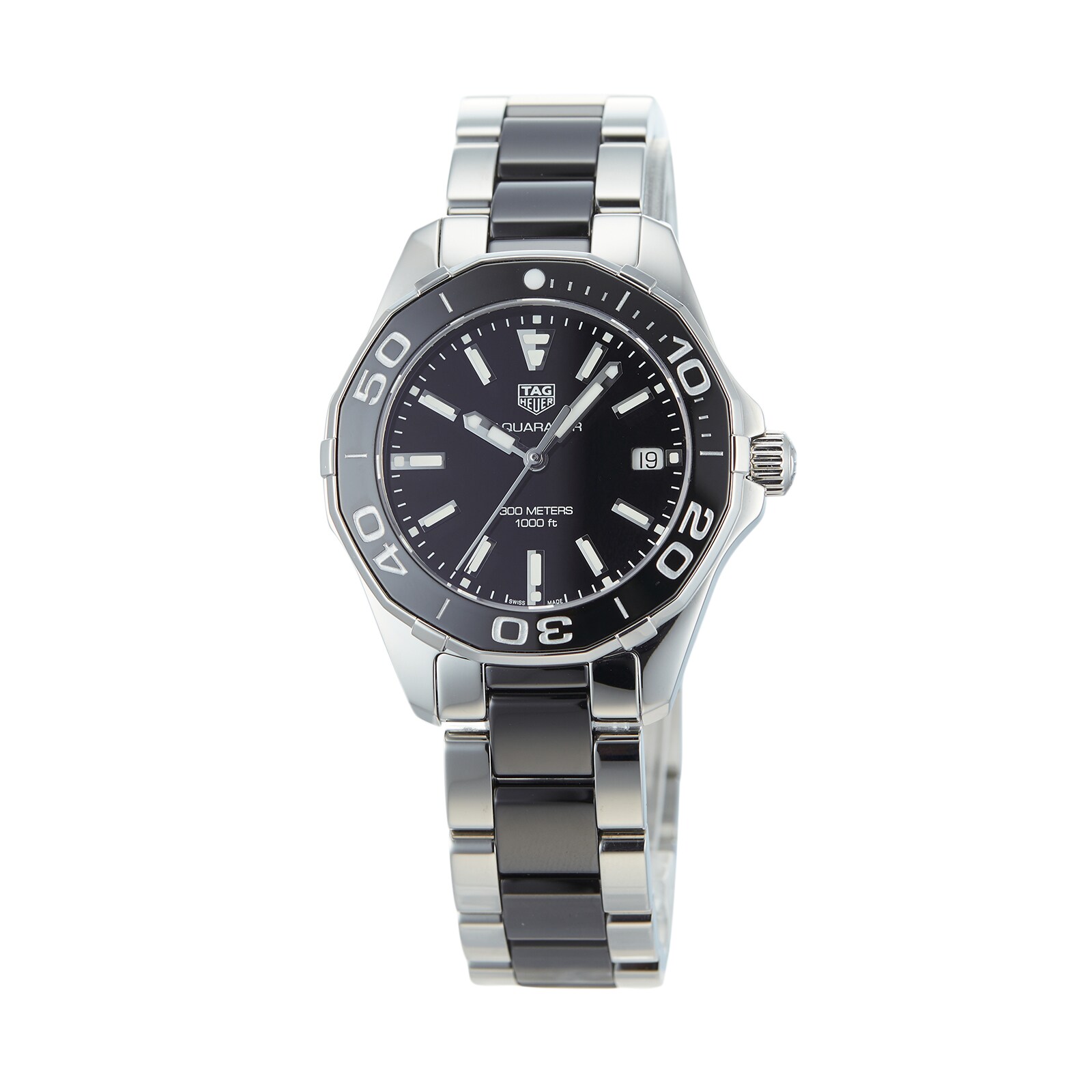 Pre-Owned TAG Heuer Pre-Owned TAG Heuer Aquaracer Ladies Watch WAY131A.BA0913 Pre-Owned TAG Heuer Pre-Owned TAG Heuer Aquaracer Ladies Watch WAY131A.BA0913