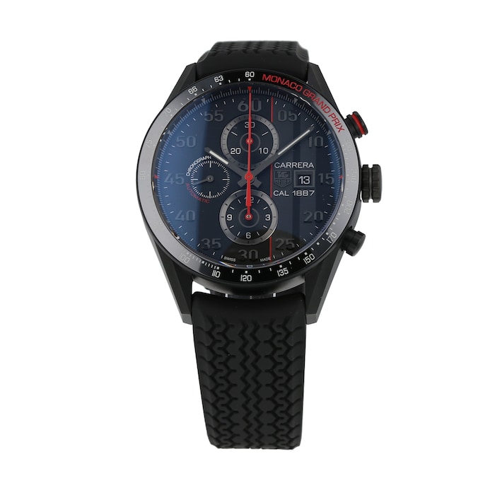Pre-Owned TAG Heuer Pre-Owned TAG Heuer Carrera 1887 'Monaco Grand Prix' Mens Watch CAR2A83.FT6033